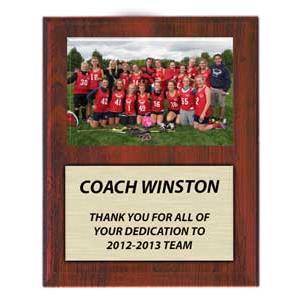 Plaque: 8x10" Cherry Finish, 6x4" Photo cover 2