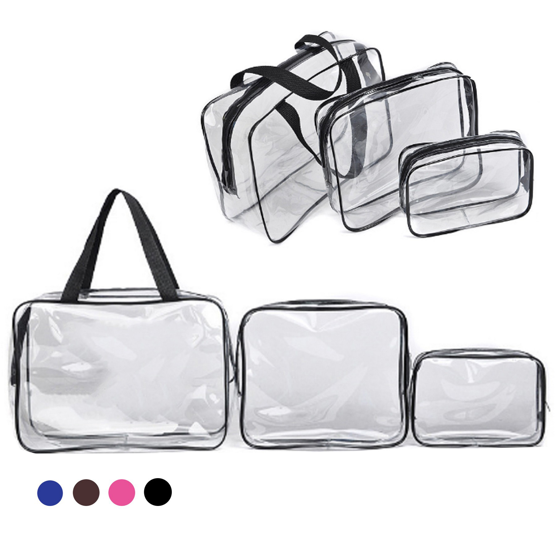 3 pcs PVC Makeup Bag 2
