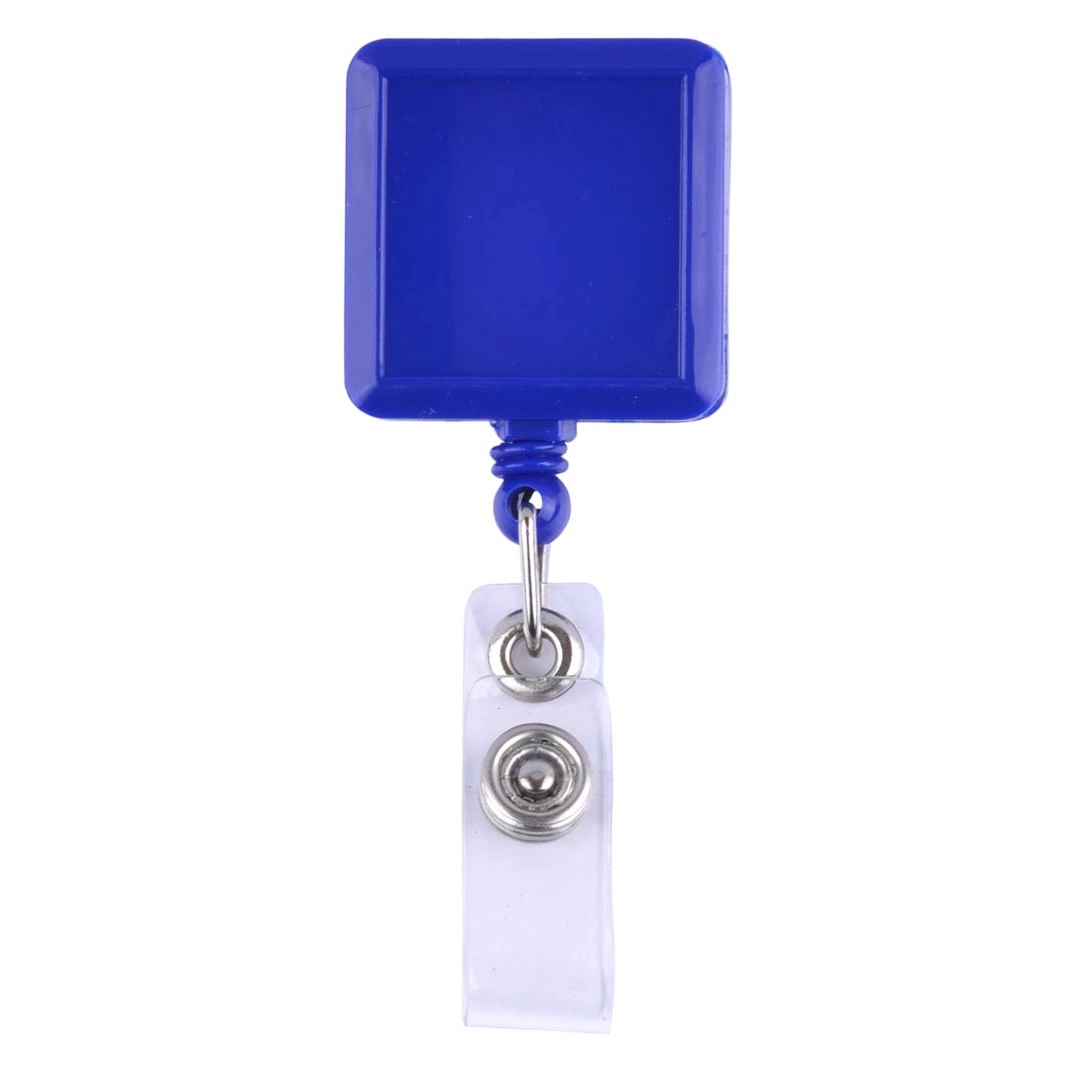 Square-Shaped Retractable Badge Holder 3