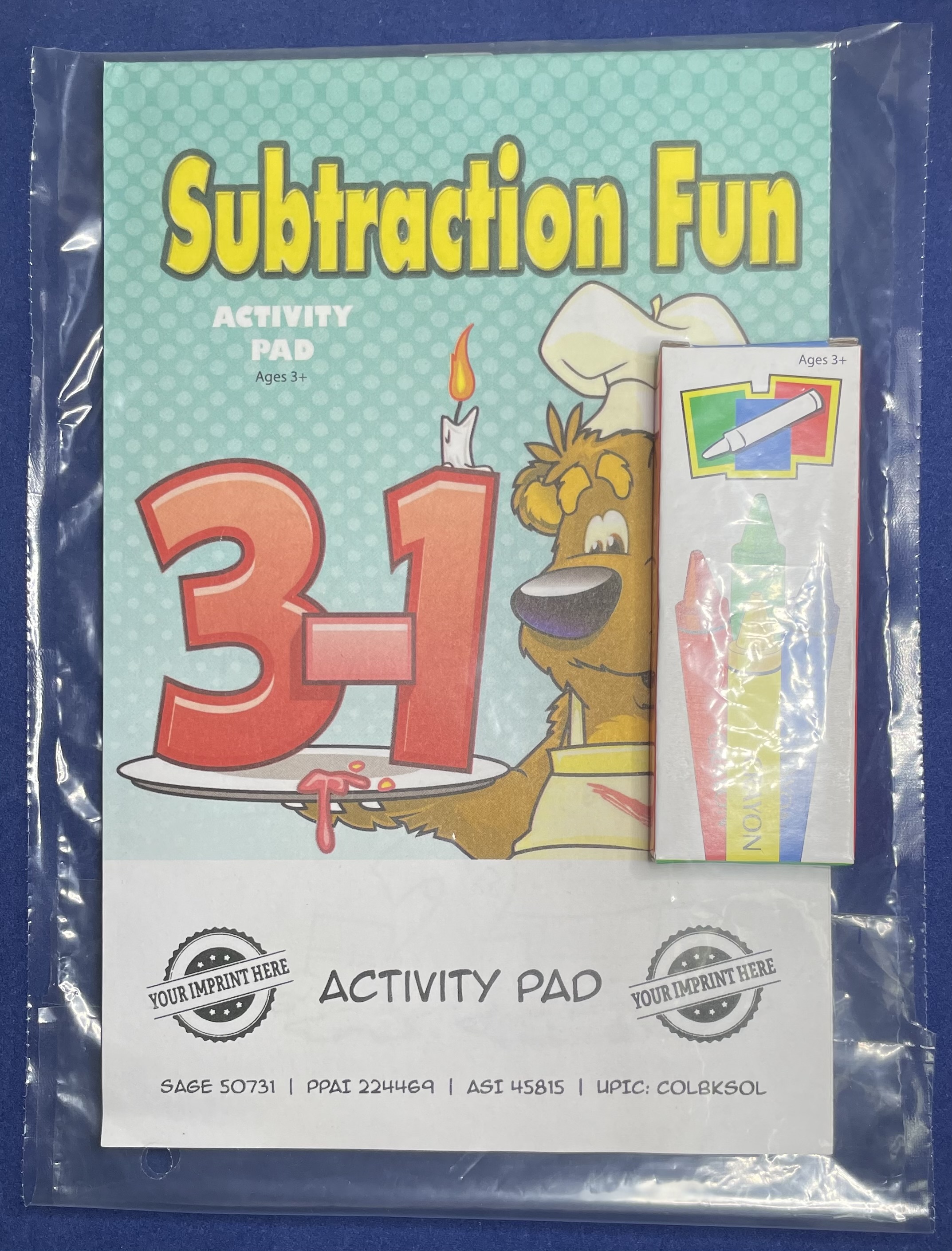 ACTIVITY PAD SET - Subtraction Fun Activity Pad Fun Pack 5