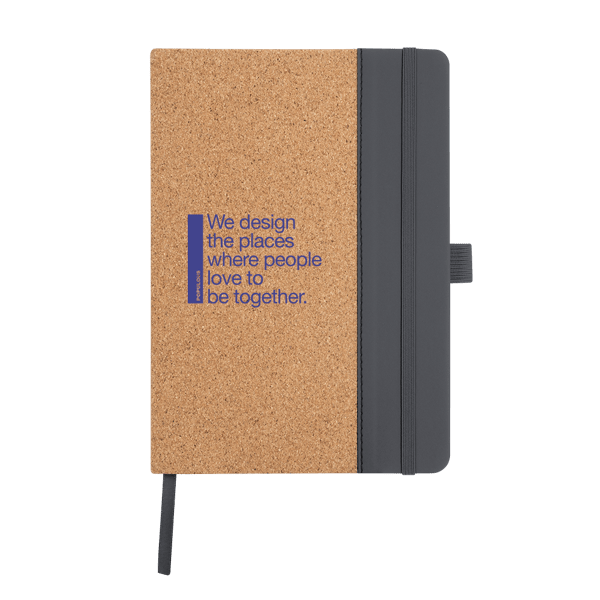 Hickory Cork & Recycled PU Notebook 4