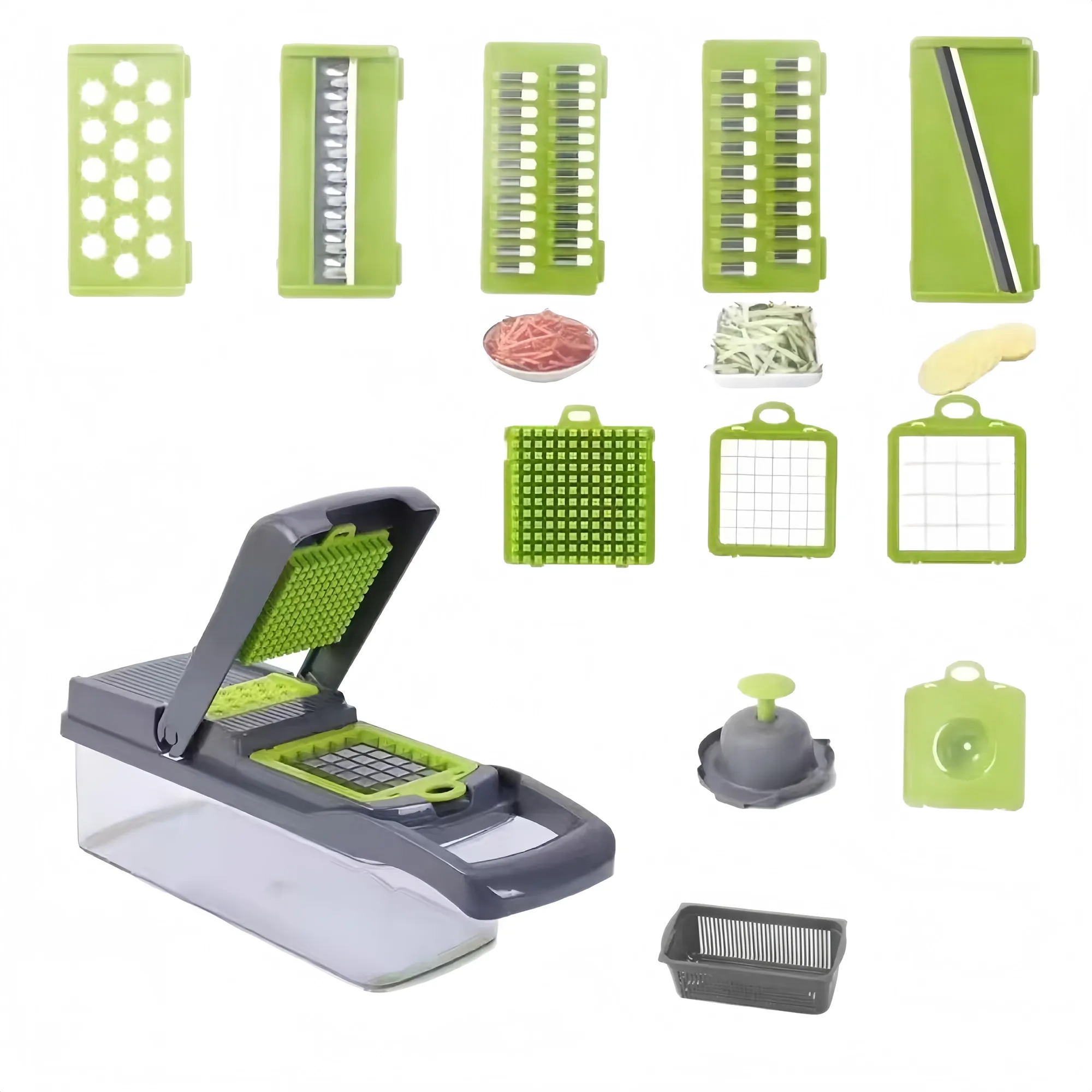 16-piece Set Mandoline Slicer Vegetable Chopper 3