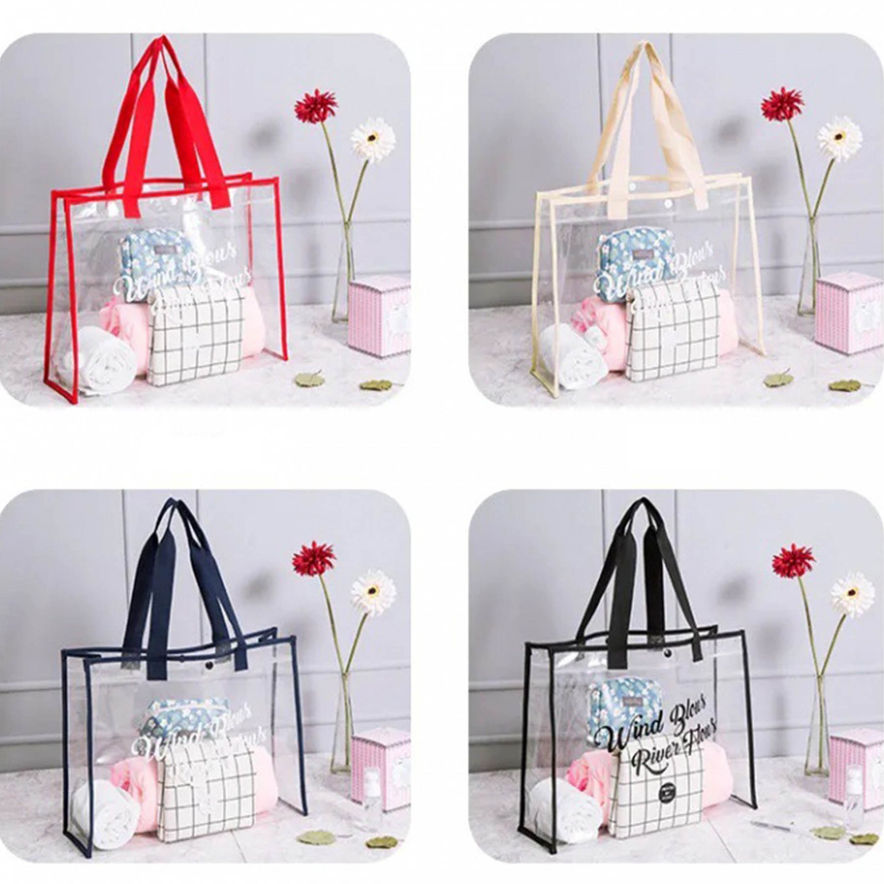 Transparent PVC Beach Bag 2