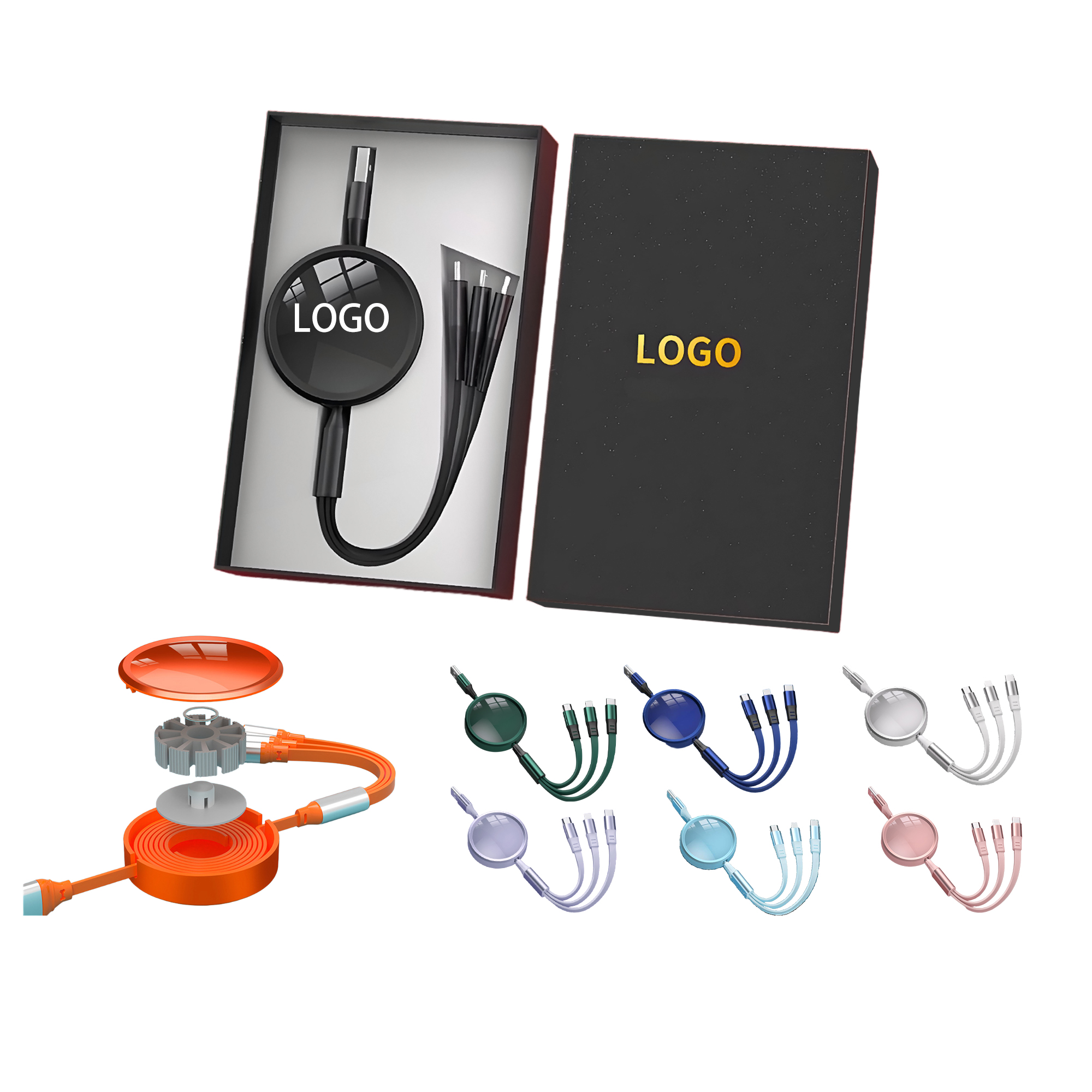 3 in 1 Retractable Charging Cable 1