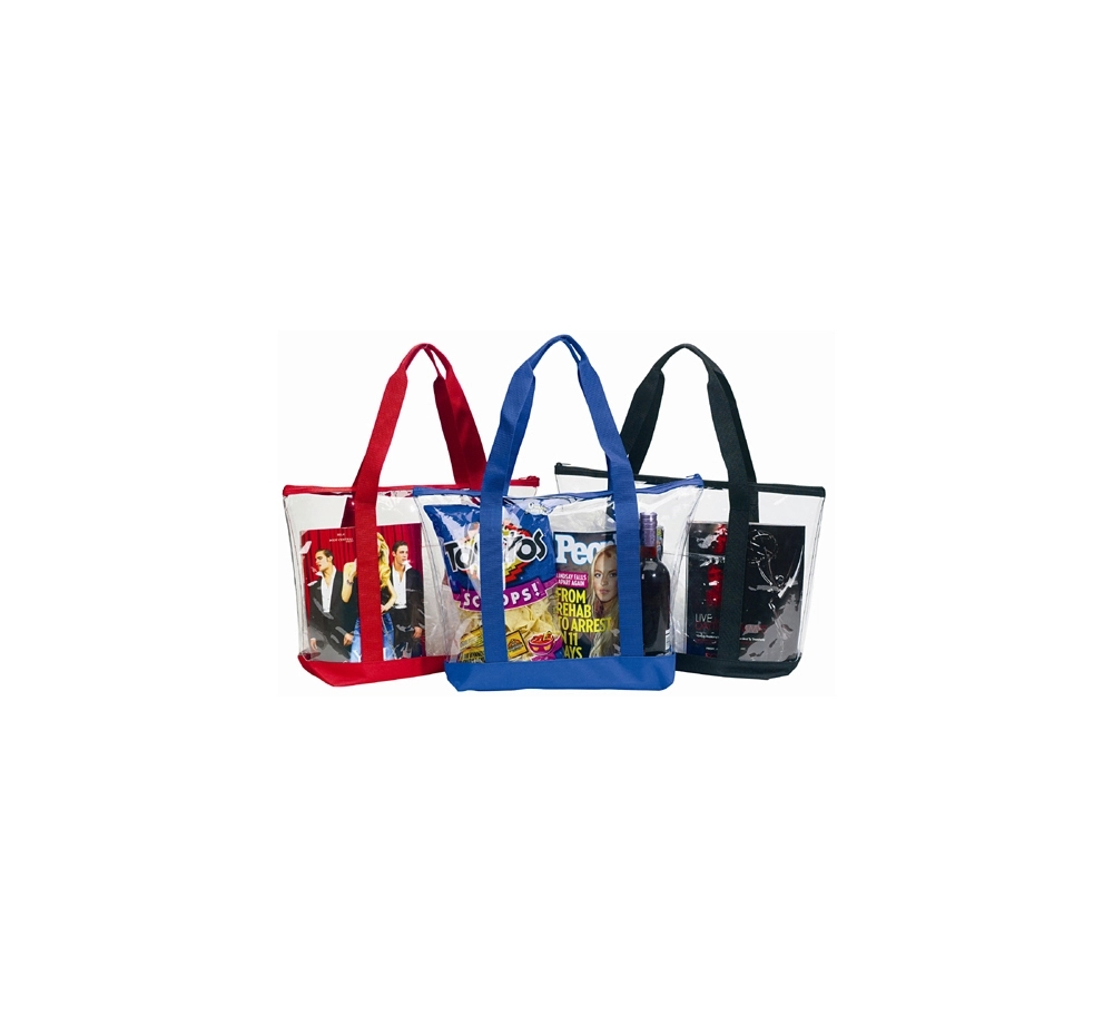 Clear Zipper Tote