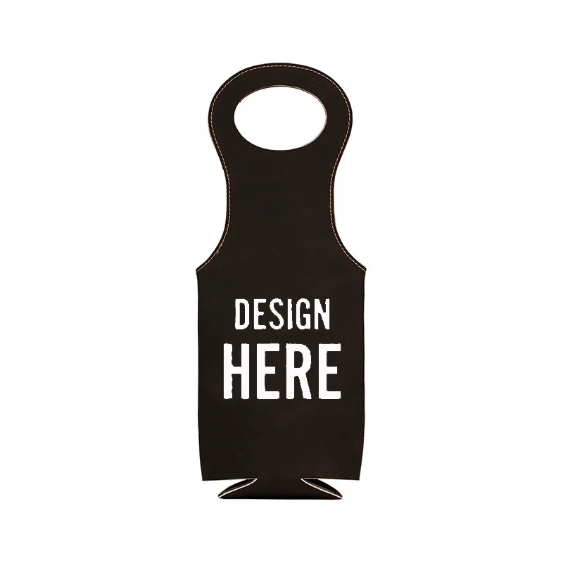 Luxury Leatherette Wine Bag 3