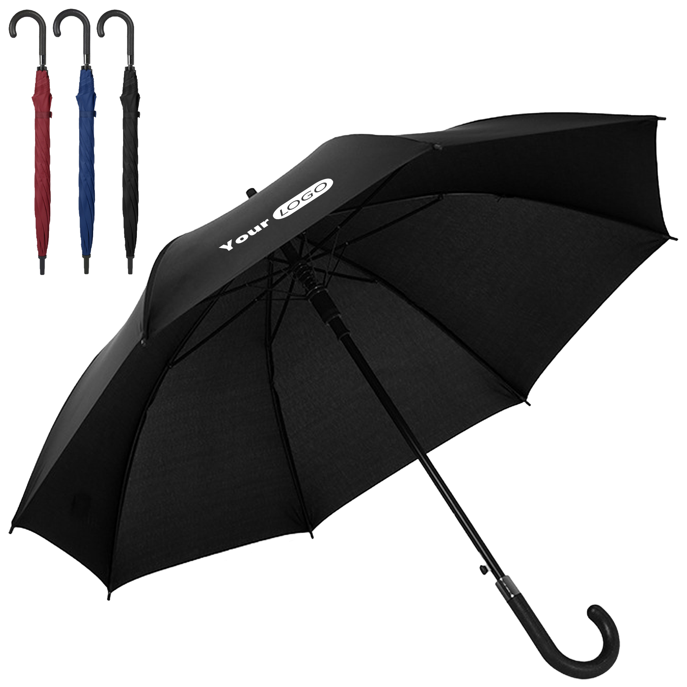 Impact Cloth Sunshade And Windproof Long Handled Umbrella 3