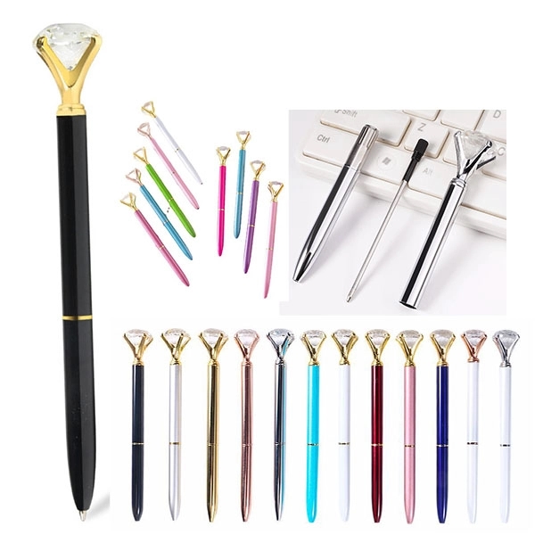 Crystal Metal Ballpoint Pen 2