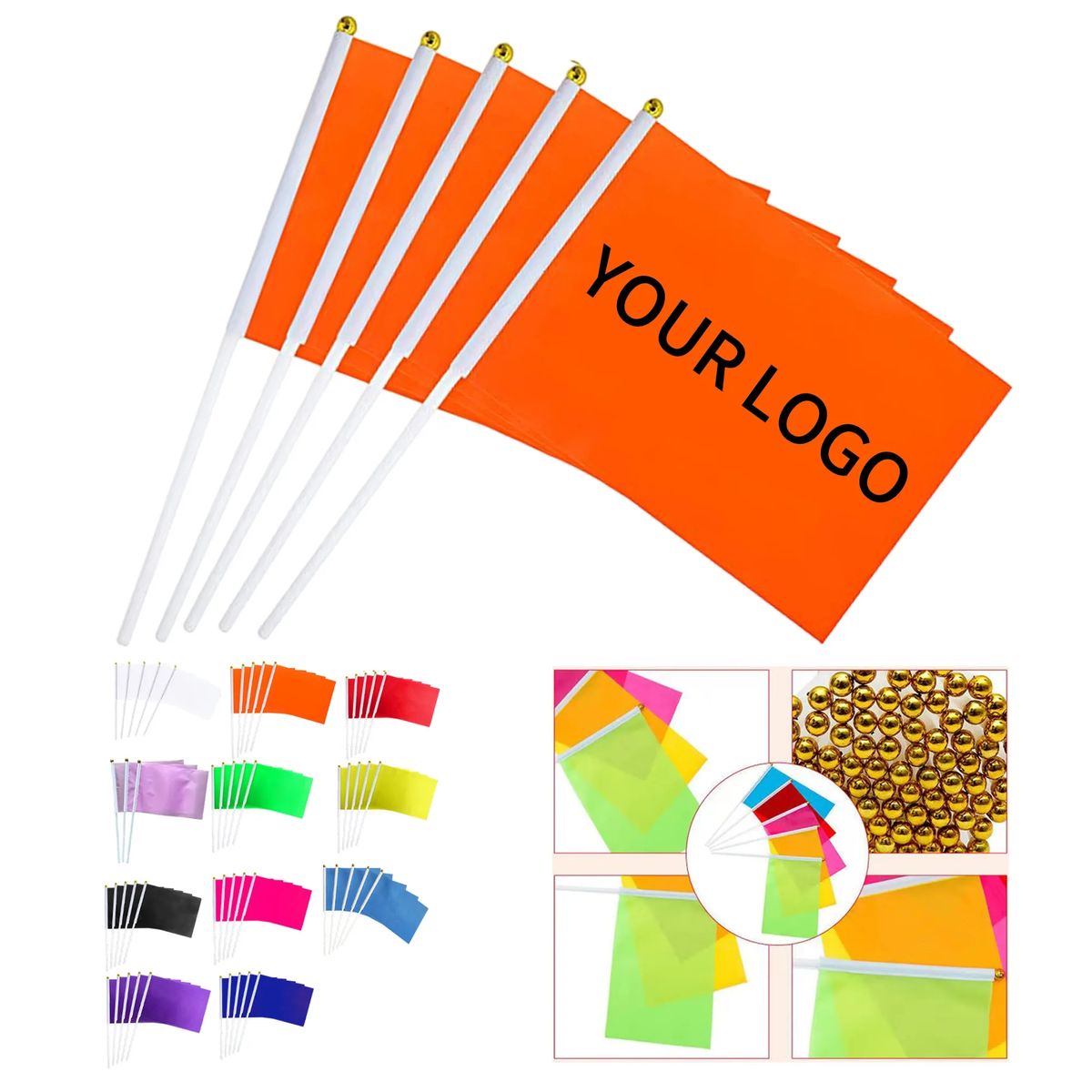 Vibrant Cheering Flag for Festivals and Outdoor Events 2