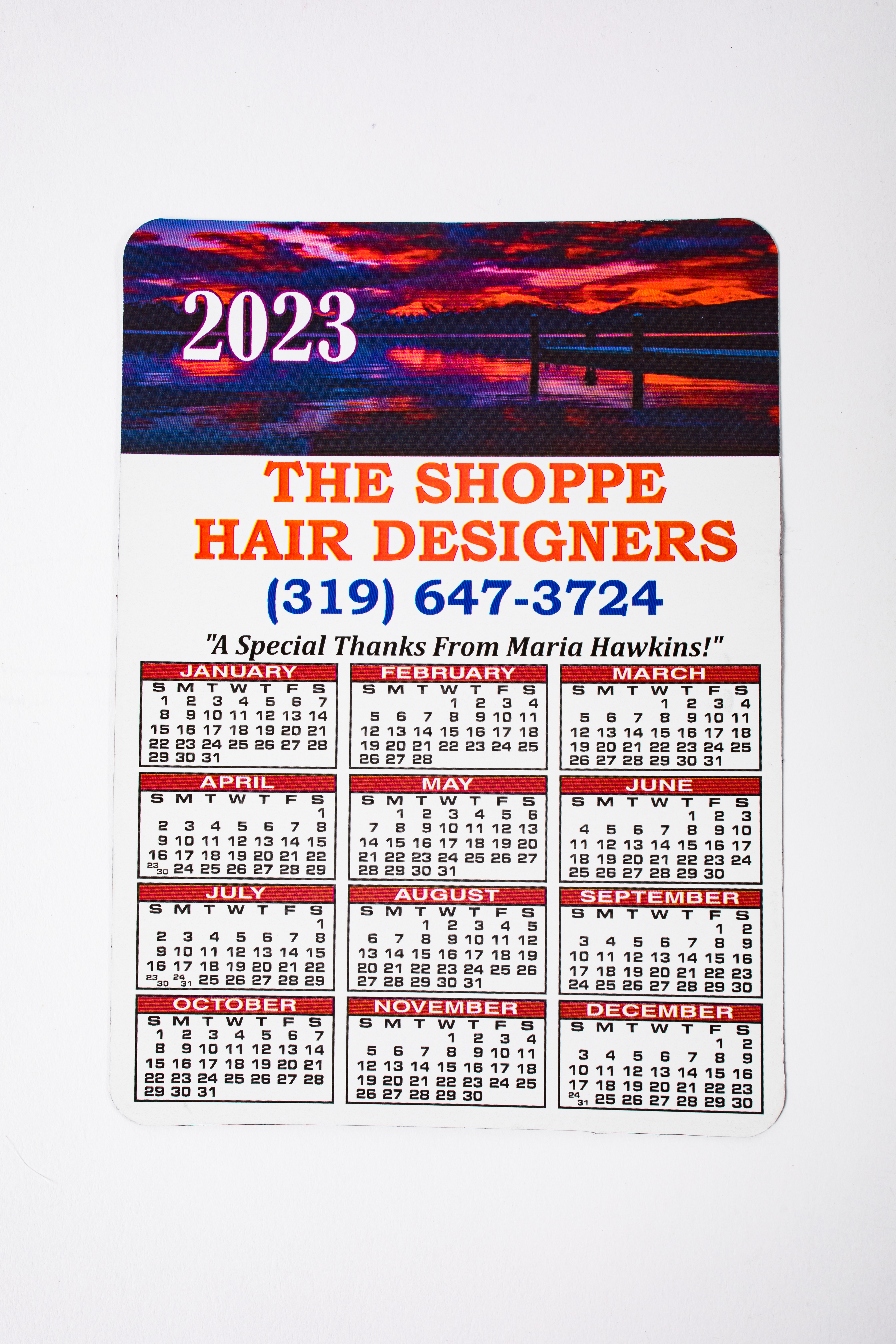 4X6 Scenic Calendar Magnet 4