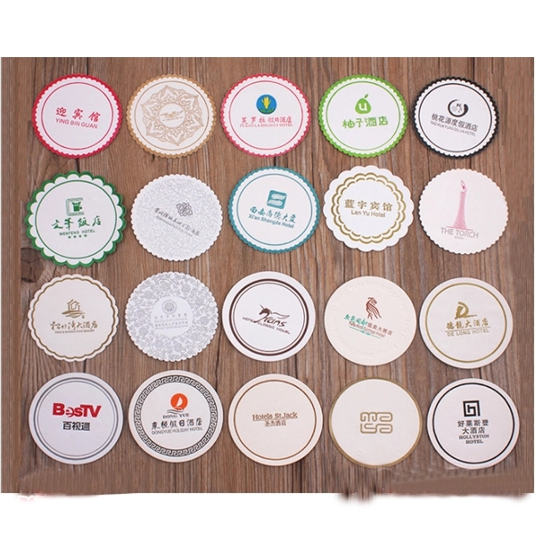Printed Tissue Cocktail Coasters 2