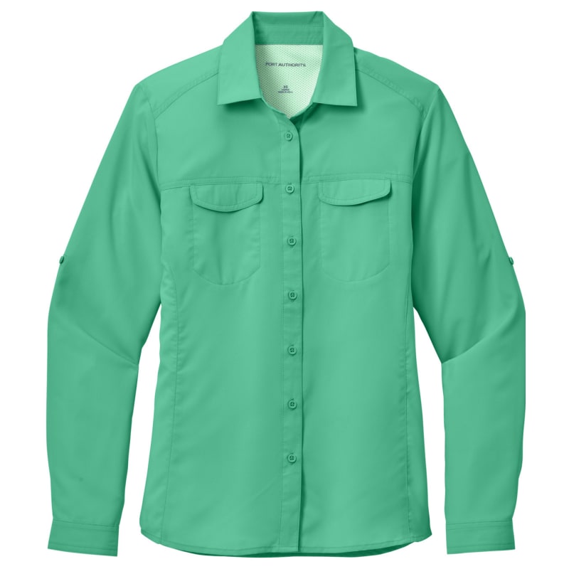 Port Authority Ladies Long Sleeve UV Daybreak Shirt 21
