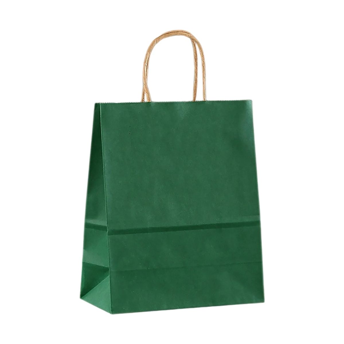 Brown Kraft Double Cup Holder Bag with Handle 7