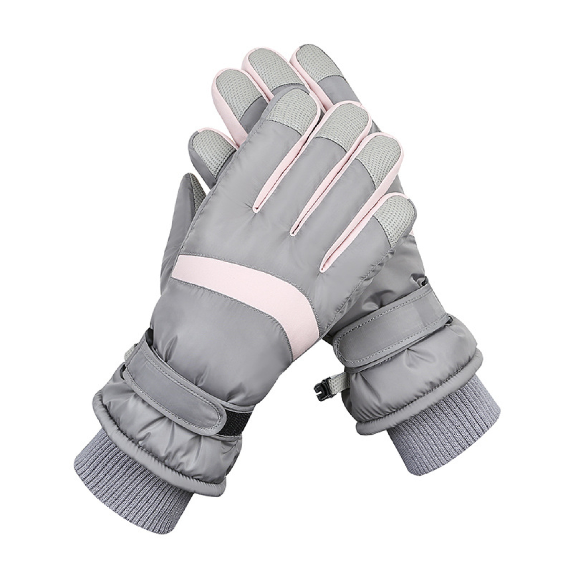 Kids Waterproof Thermal Ski Gloves 2