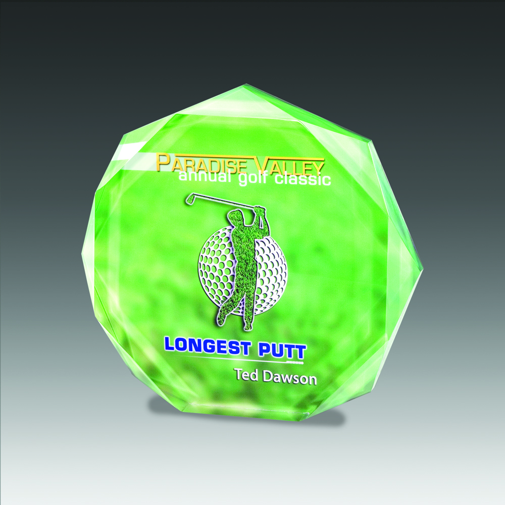 5" AcryliPrint HD Octagon Bevel Award 2