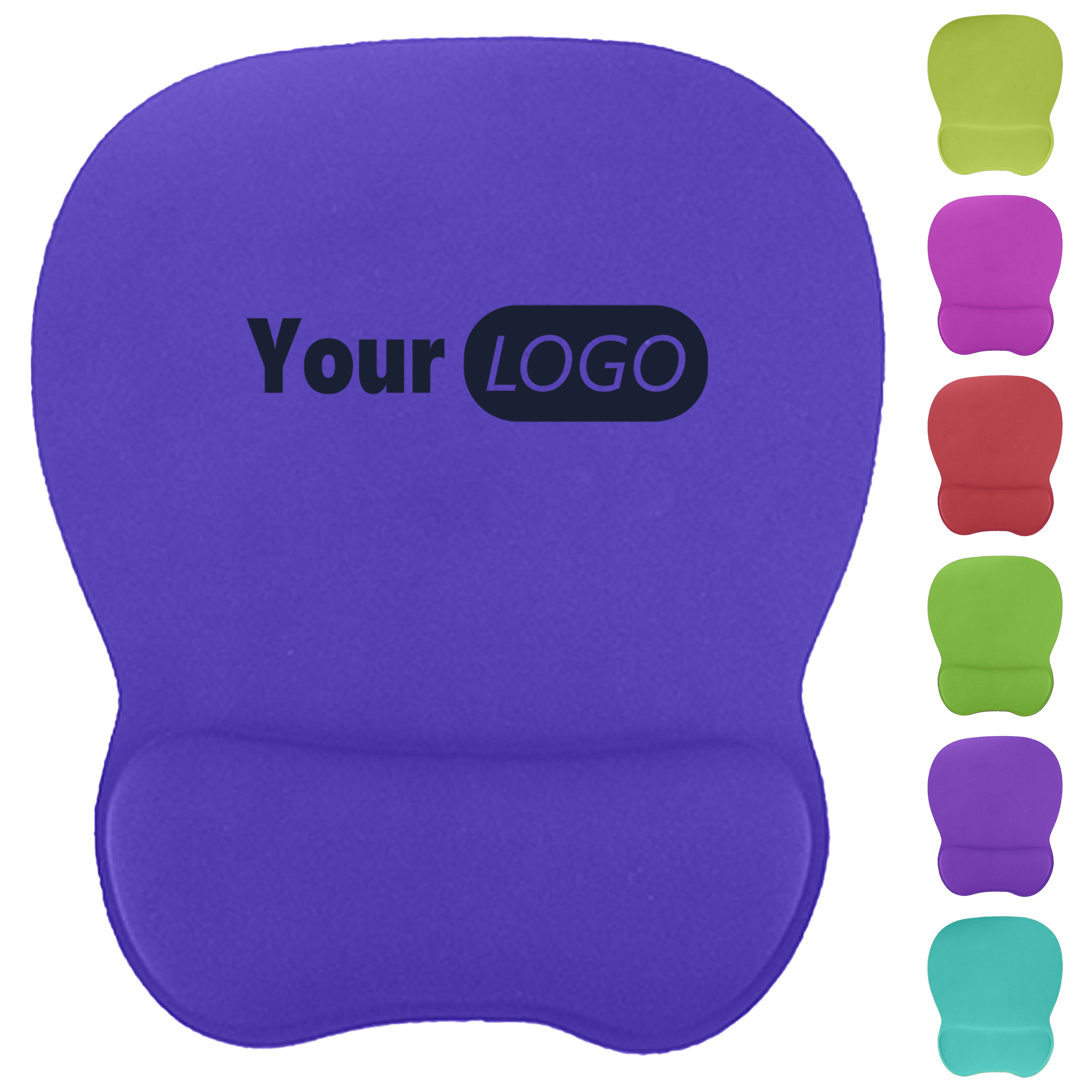 Natural Rubber Ergonomic Memory Foam Mouse Pad With Wrist Support 6