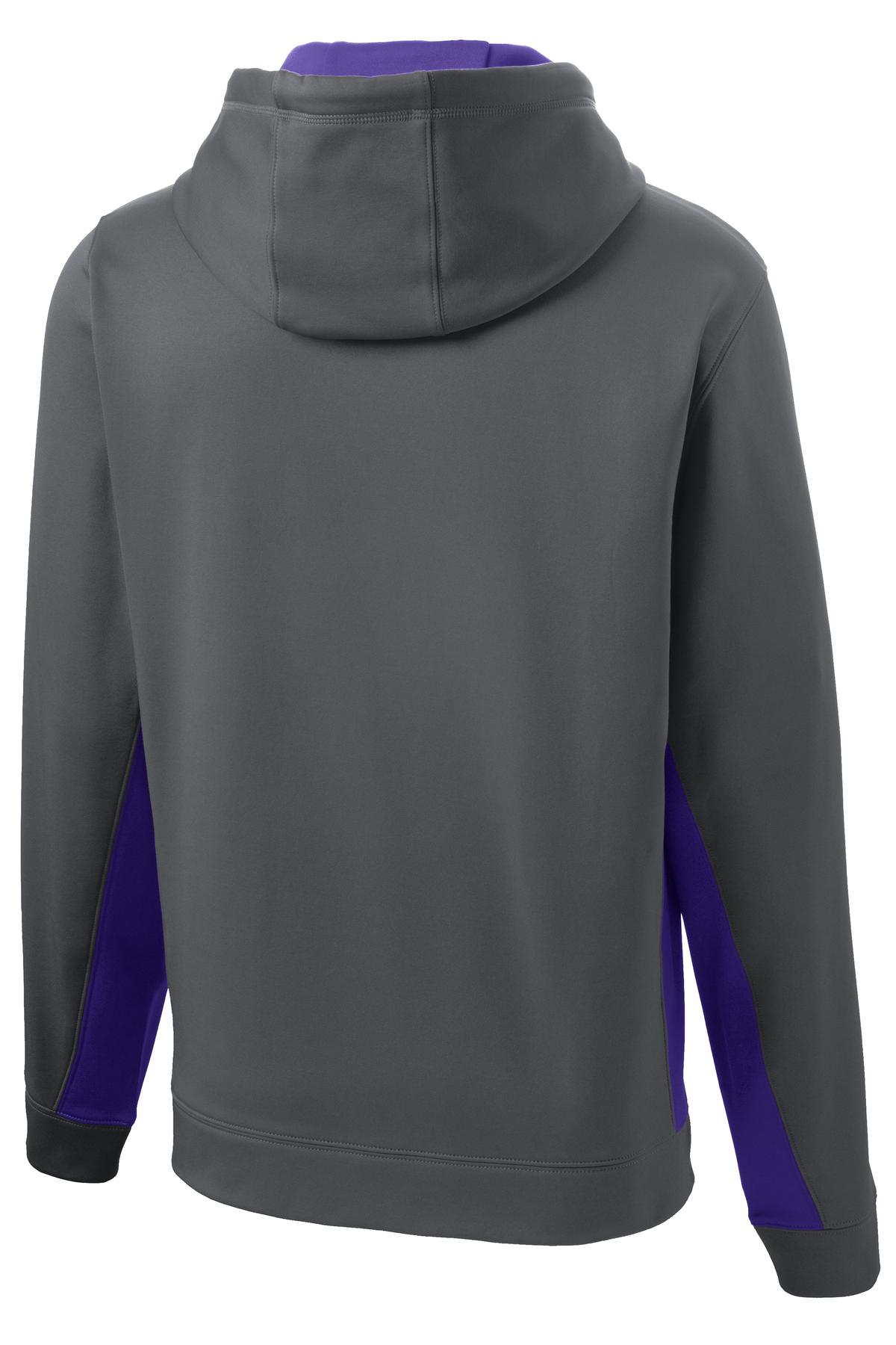 Sport-Tek Sport-Wick Fleece Colorblock Hooded Pullover. ST235 66