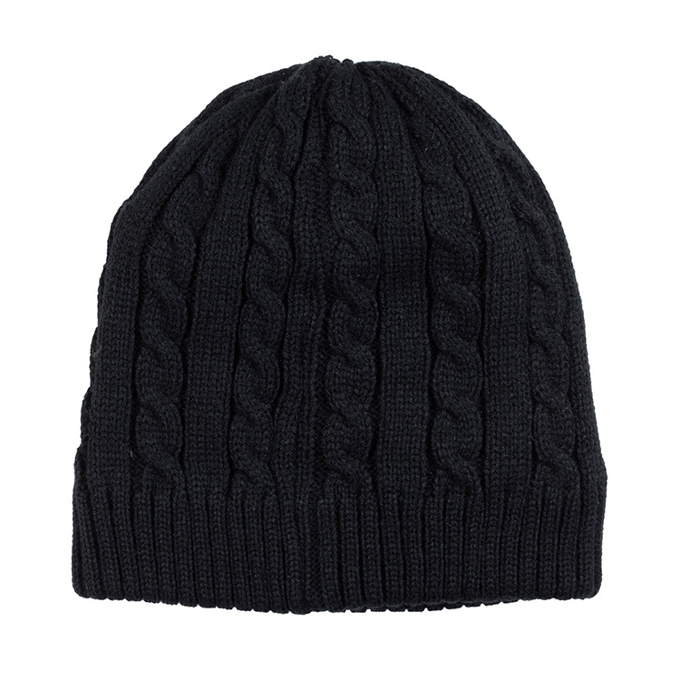 "THE COZY" Cable Knit Beanie With Fluffy Soft Lining 2