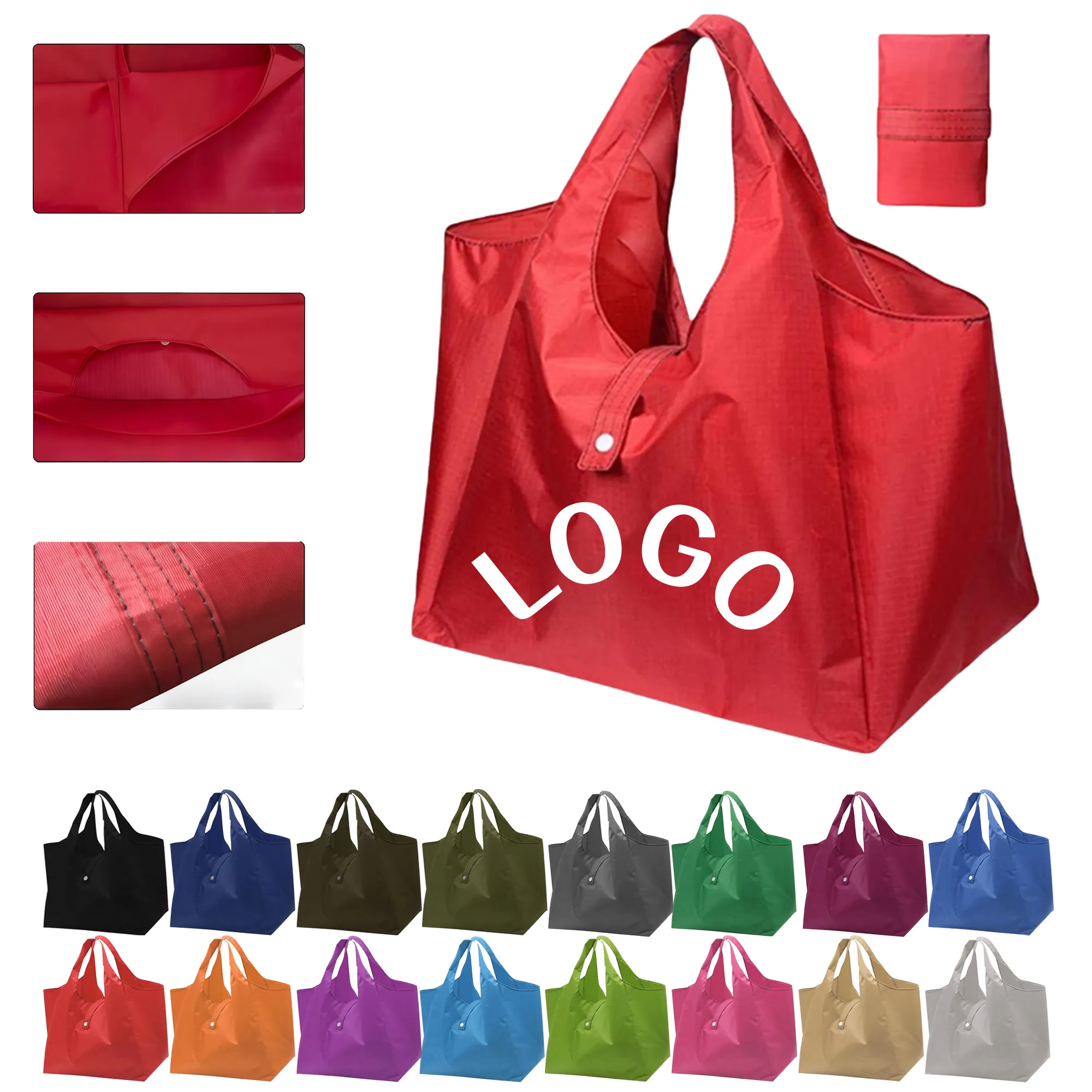 Reusable Grocery Bags Foldable And Washable 6