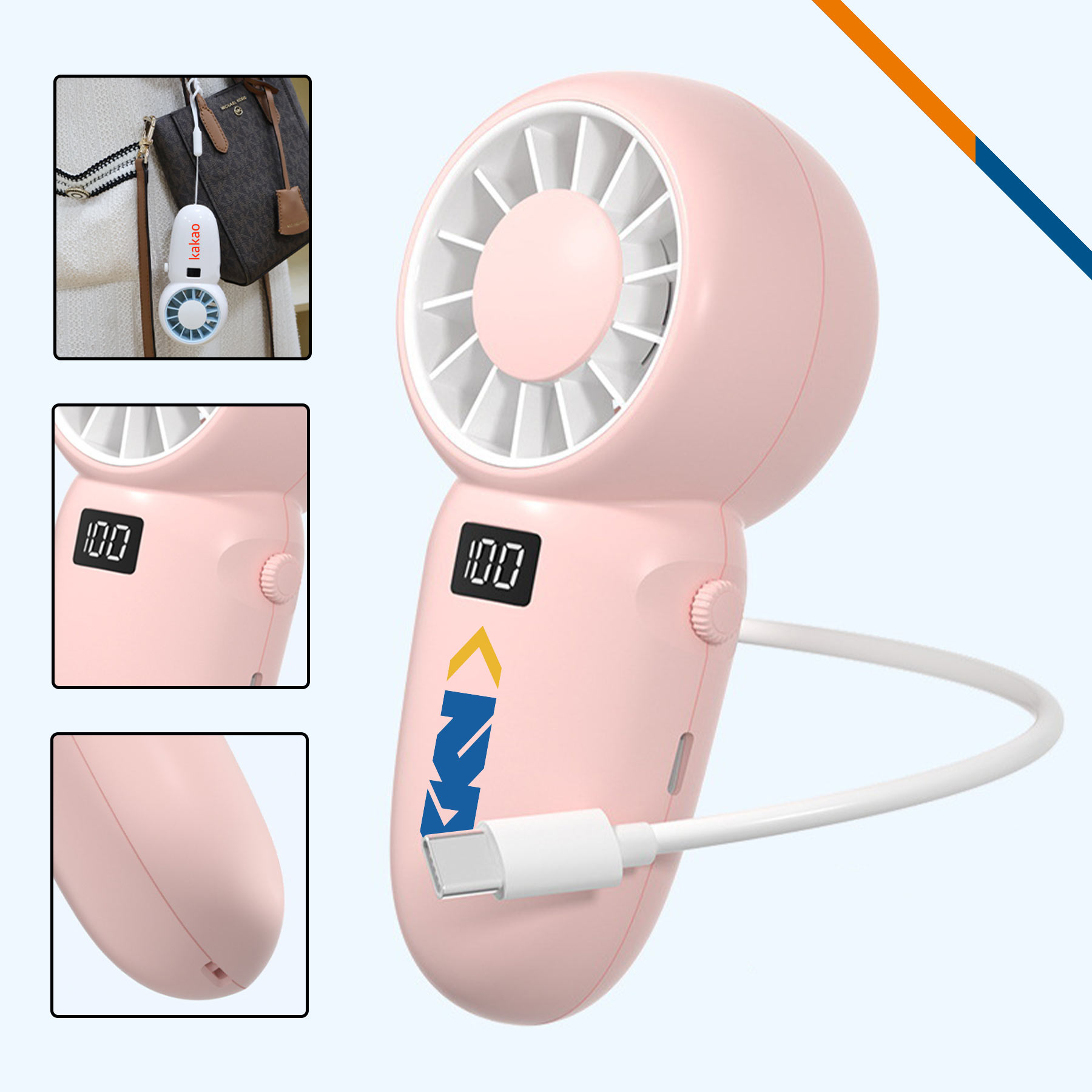 Dale 100 Speeds Mini Handheld Fan 3
