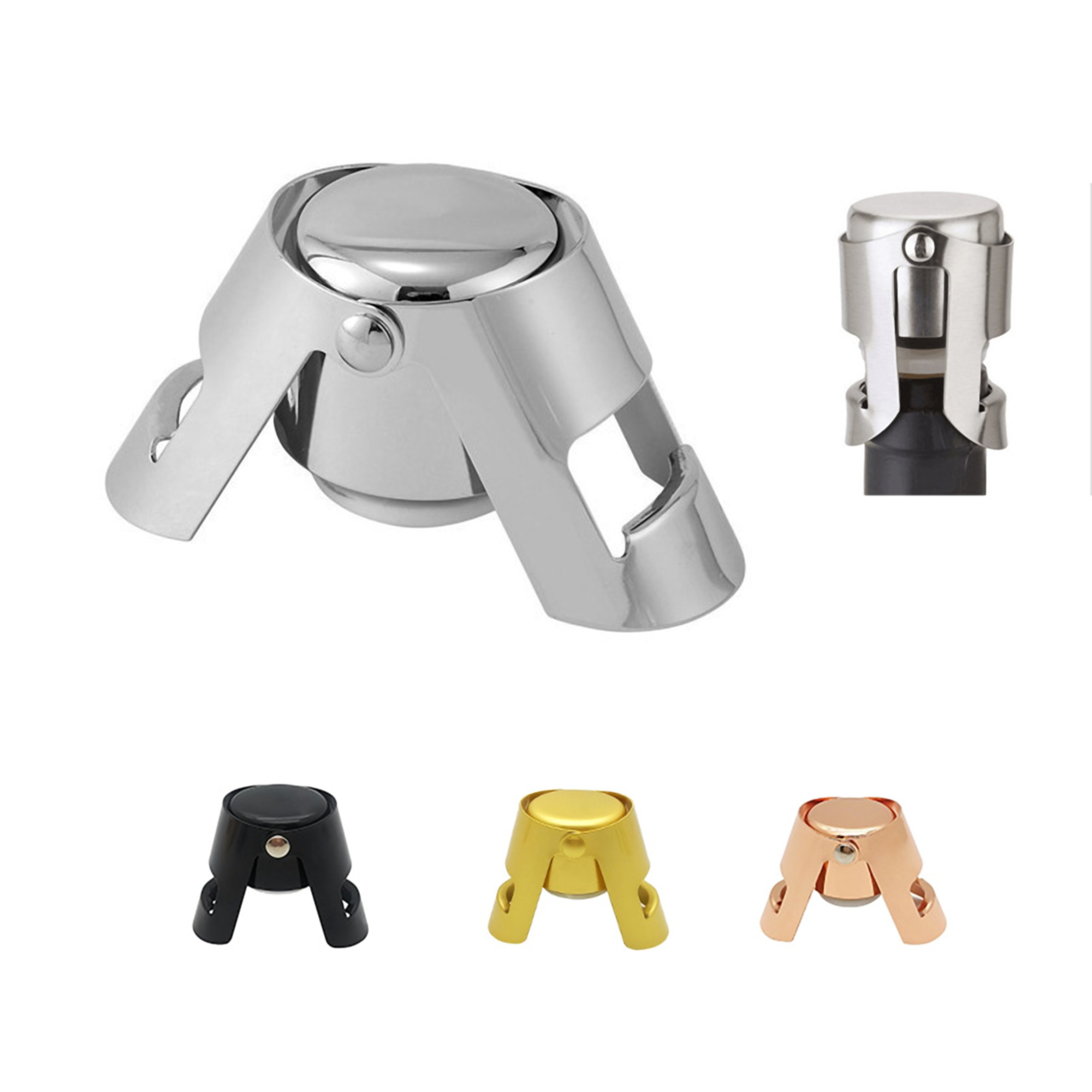Wine Bottle Press Stopper 5
