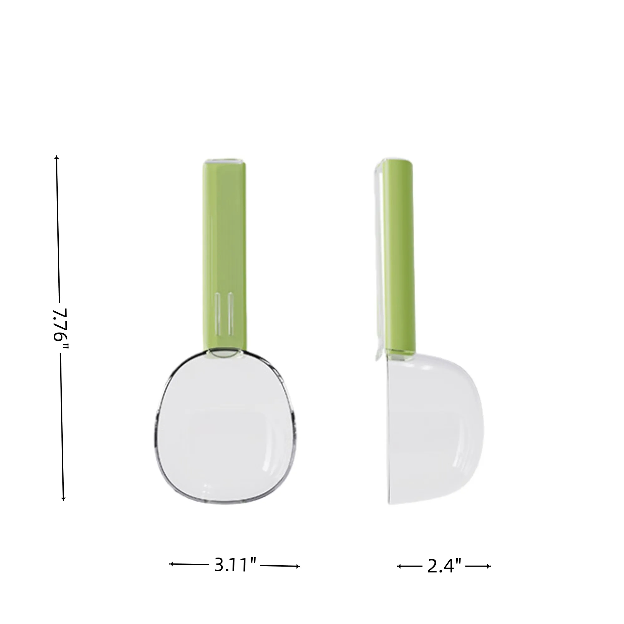 2 in 1 Scoop With Sealing Clamp for Rice Flour Pet Food 6