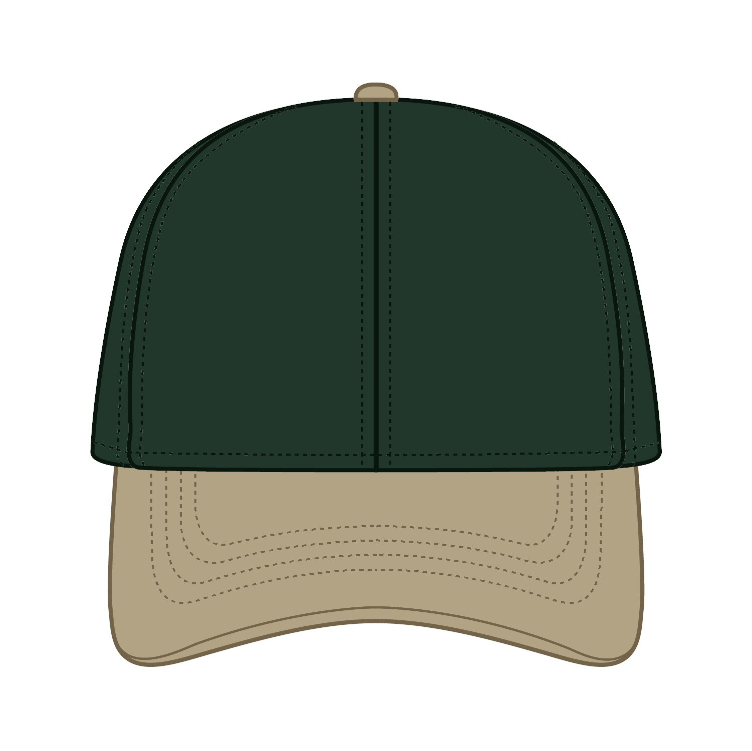 OTTO CAP® 4 Panel Ponytail Cap 6