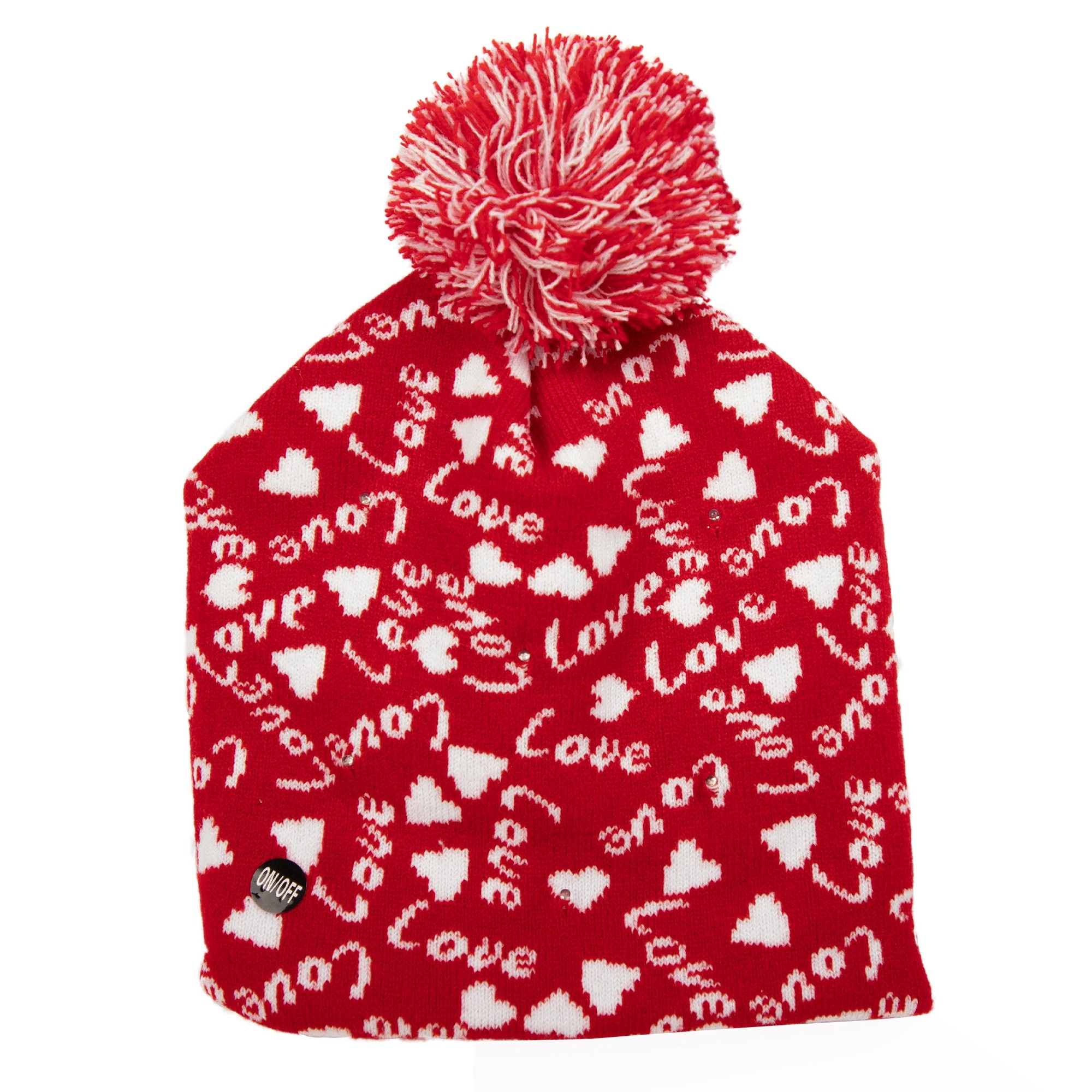 Light Up Love Knit Hat 4