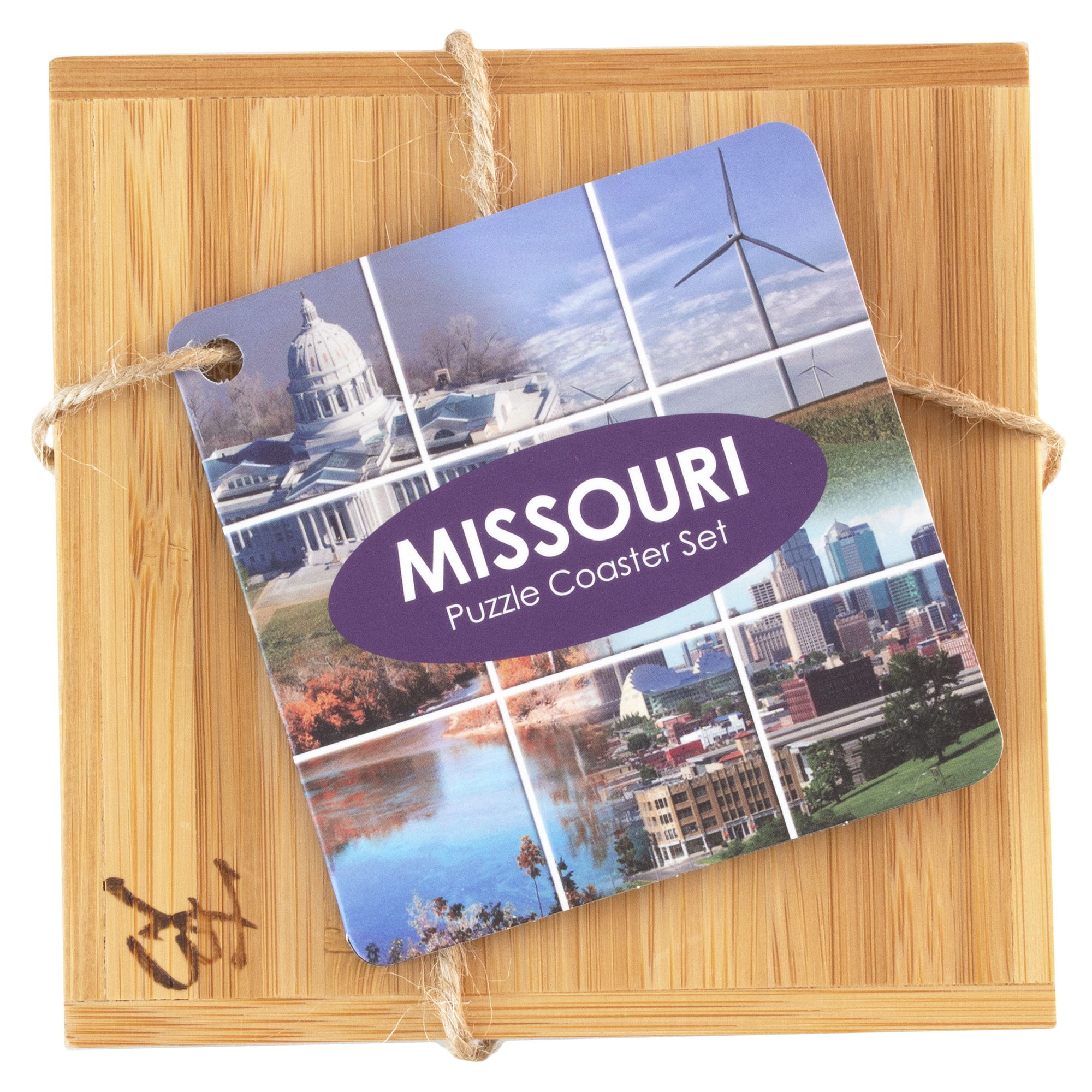 Missouri Puzzle Coaster Set 4