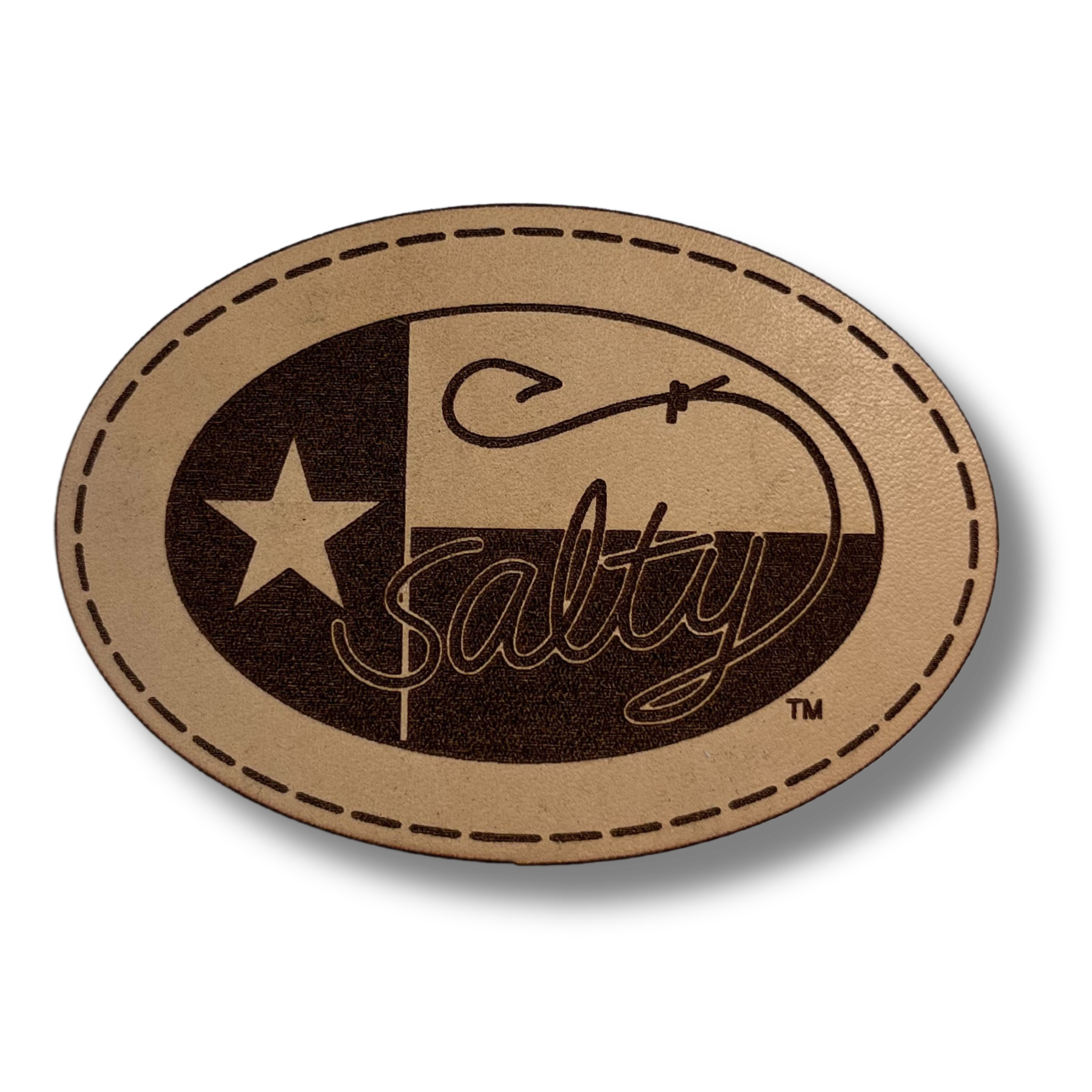 Leather Badge with Laser Engraving 1