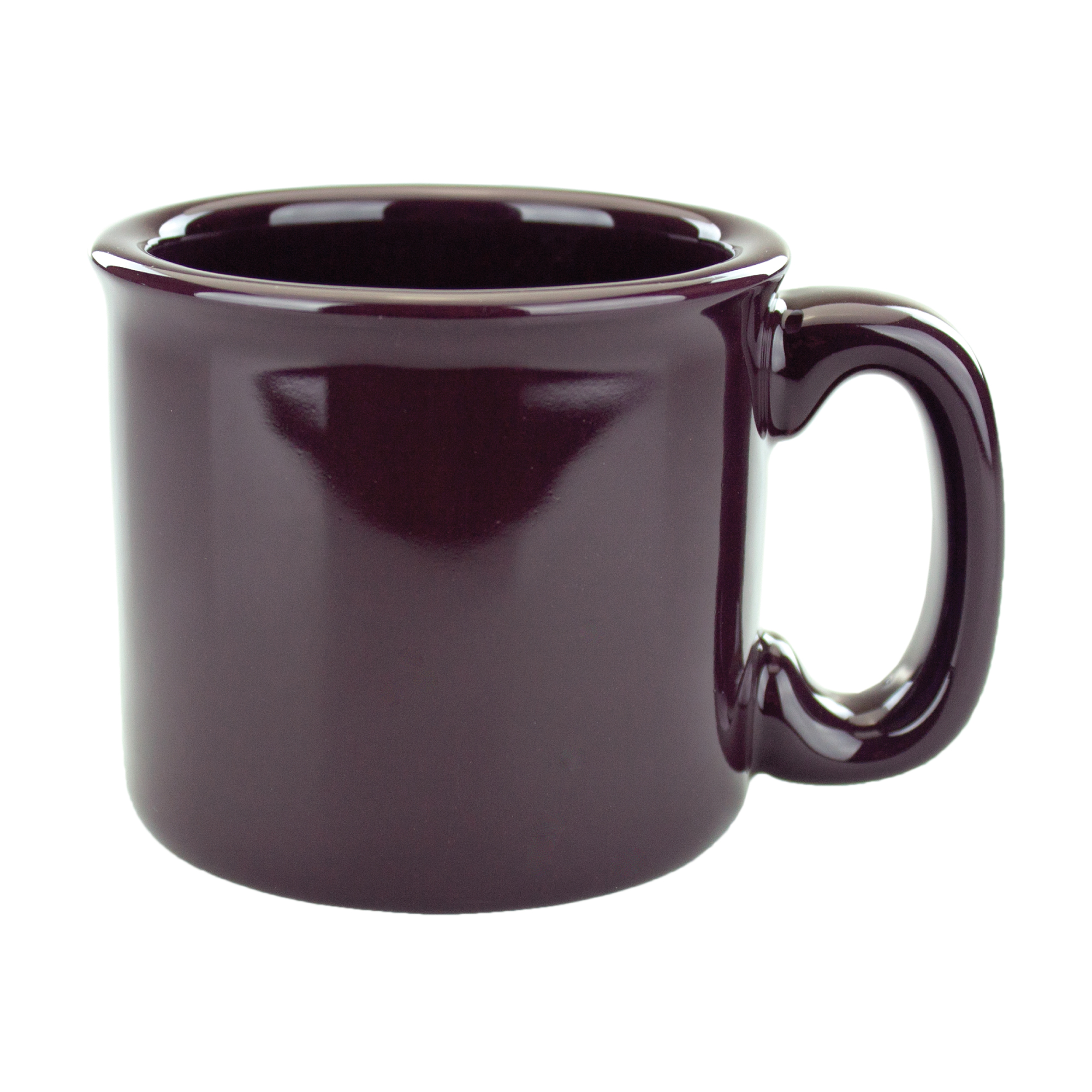 15 oz Solid Dark Plum Campfire Mug