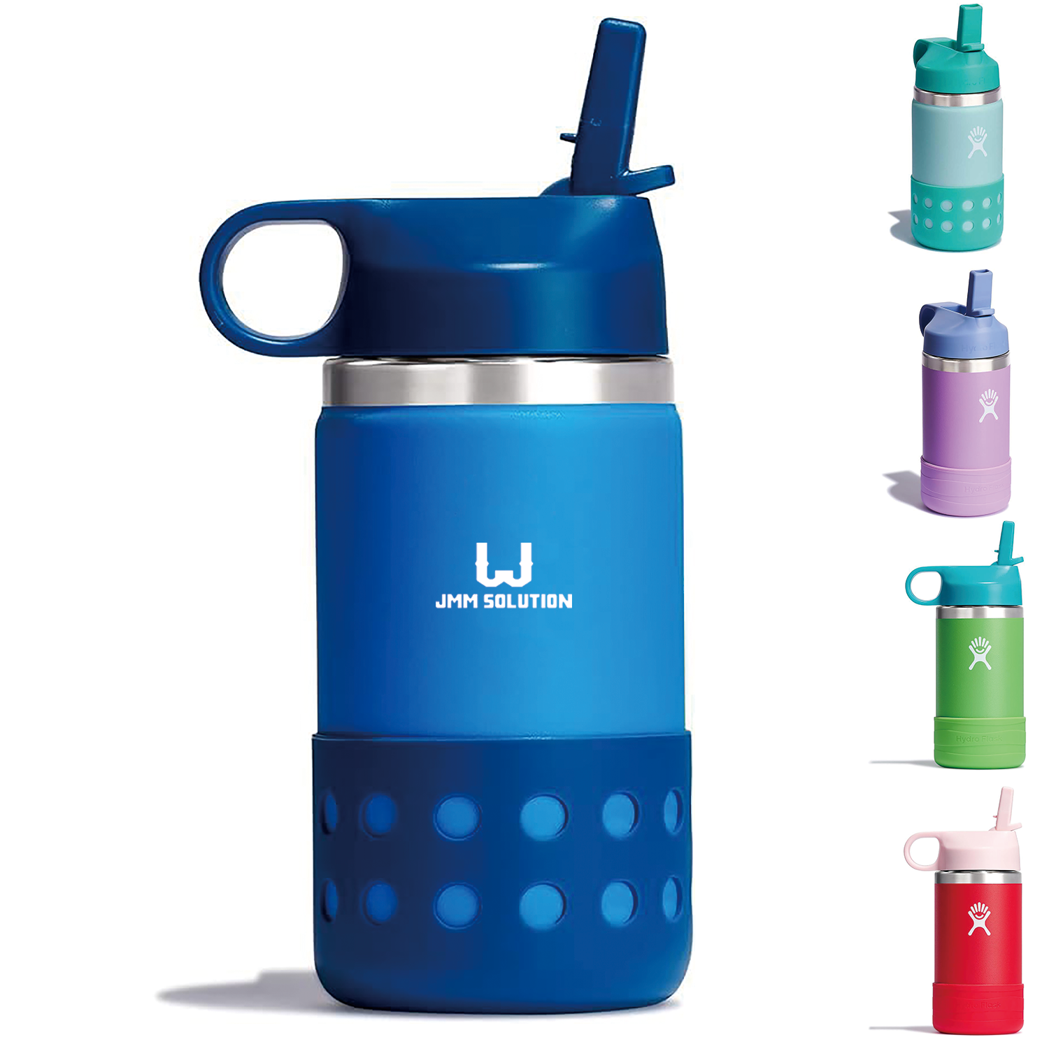 26Oz Stainless Steel Insulated Kids Water Bottle W/ Straw, custom water bottle with logo imprint 2