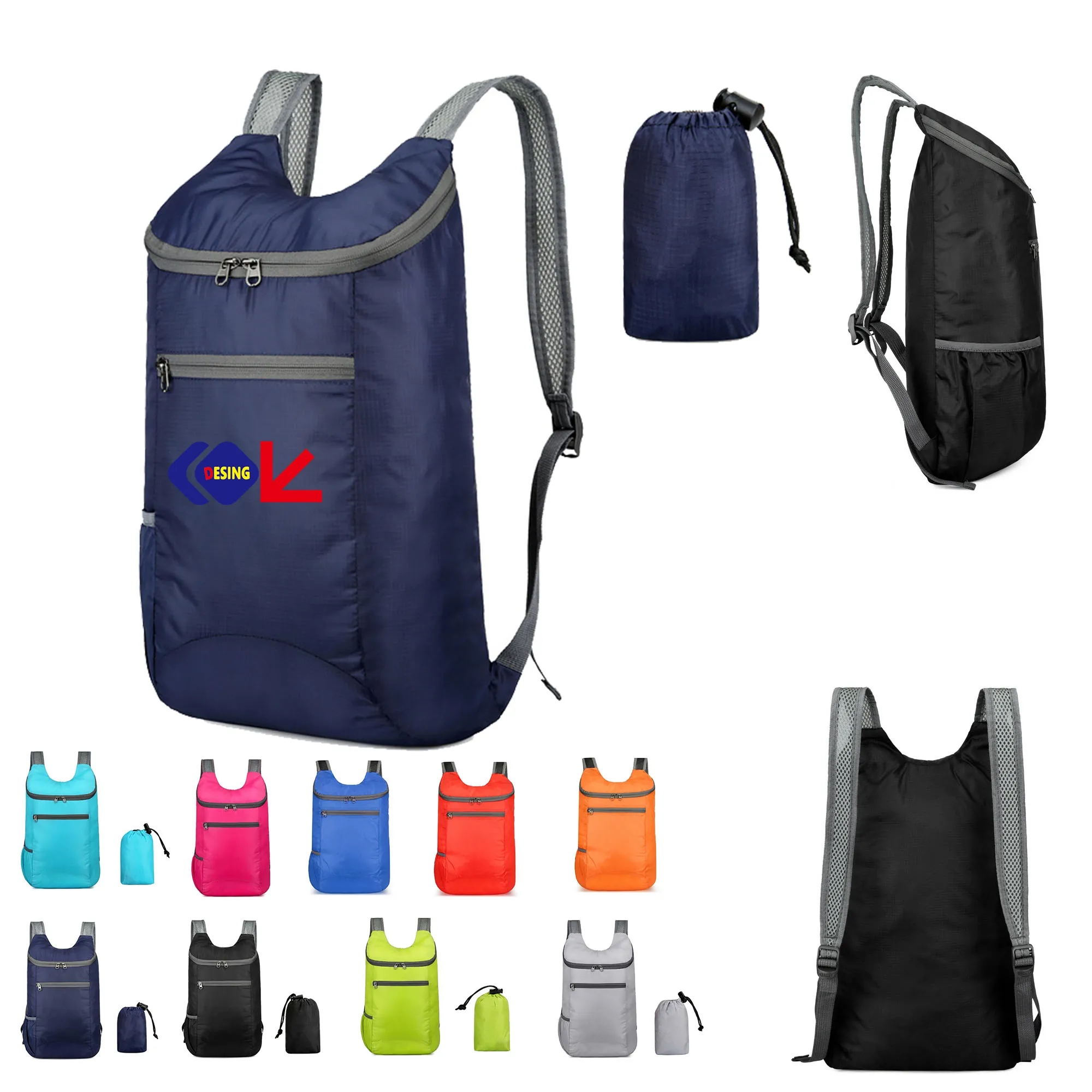 Foldable Shoulder Pack Casual Outdoor Bag 3