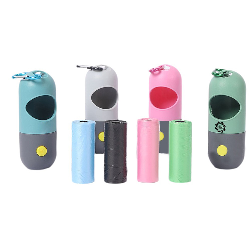 LED Flashlight Dog Poop Bag Dispenser 3