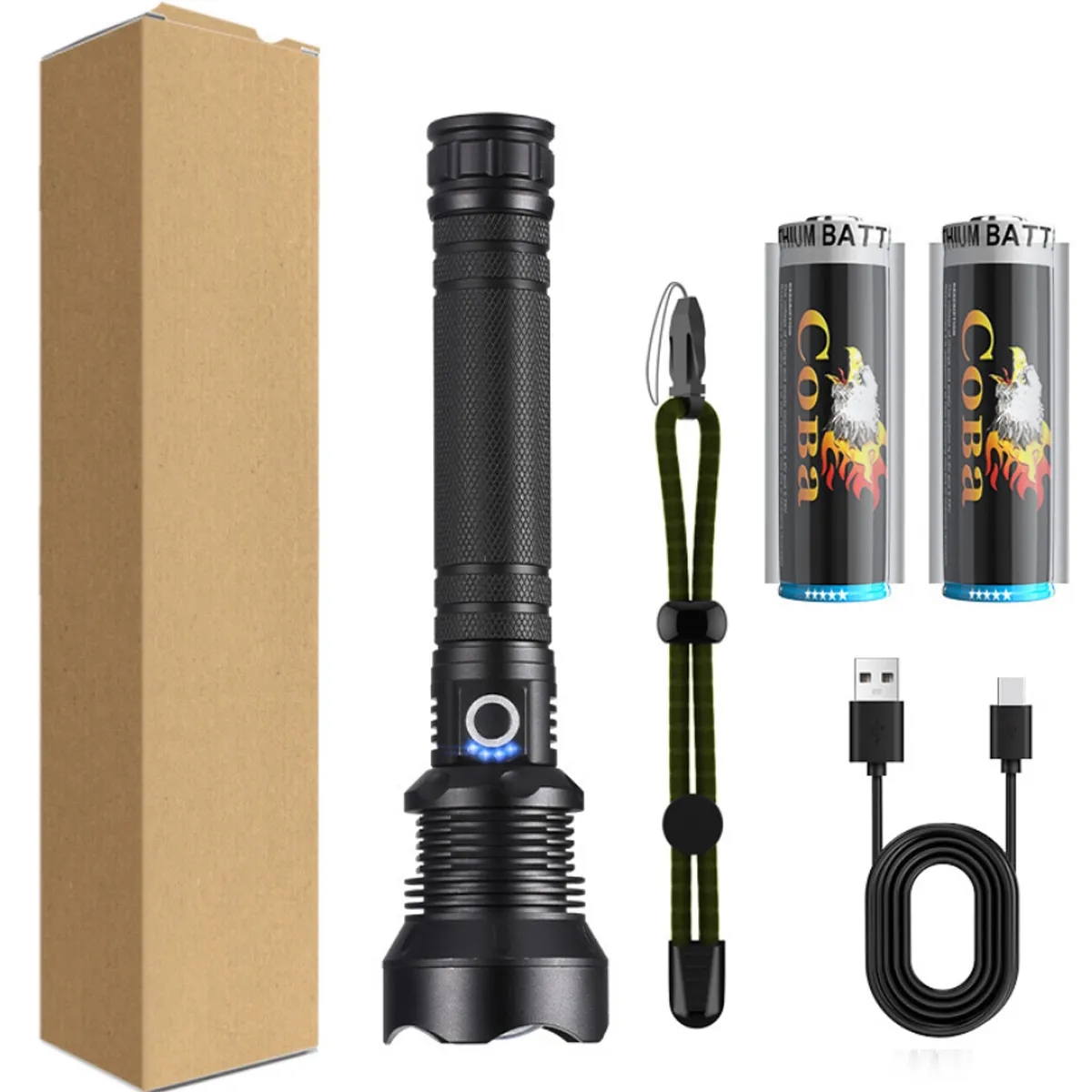 Super Bright LED Rechargeable Flashlights with 5 Modes 6