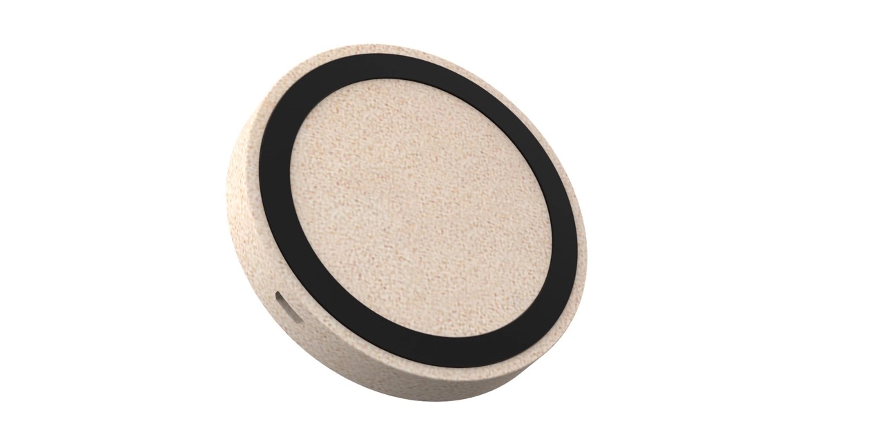 10W Wheat Straw Wireless Charging Pad Eco Friend 3