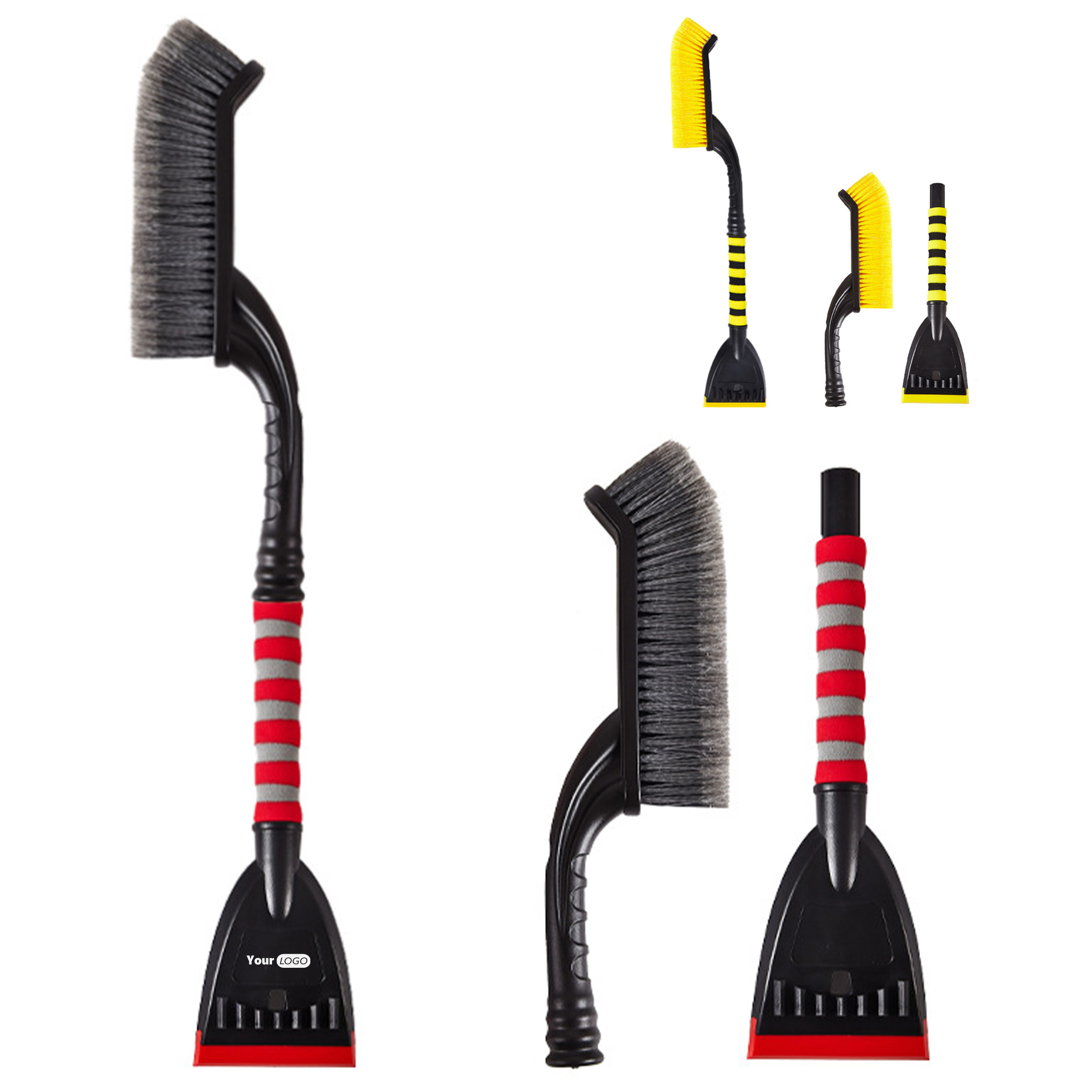 Abs Adjustable Cleaning Brush With Sturdy Bristles And Ergonomic Grip 3