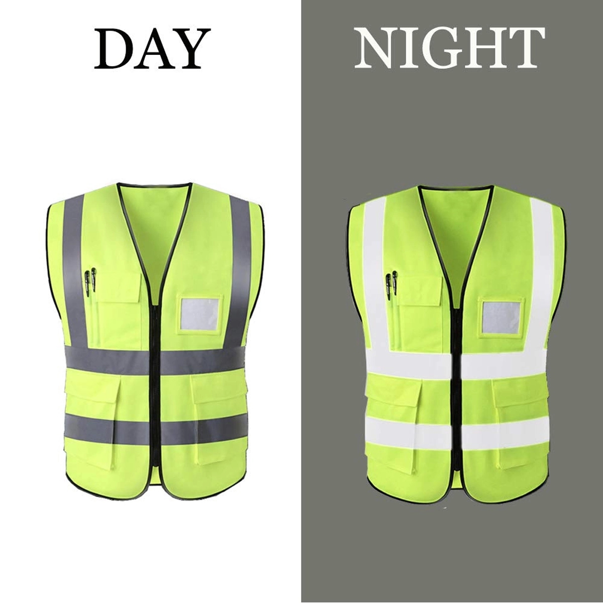 Safety Reflective Vest With Pocket 3