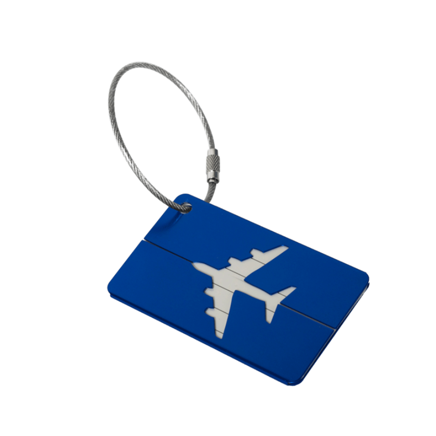 Aluminum Airplane Pattern Tag for Travel Suitcase 3