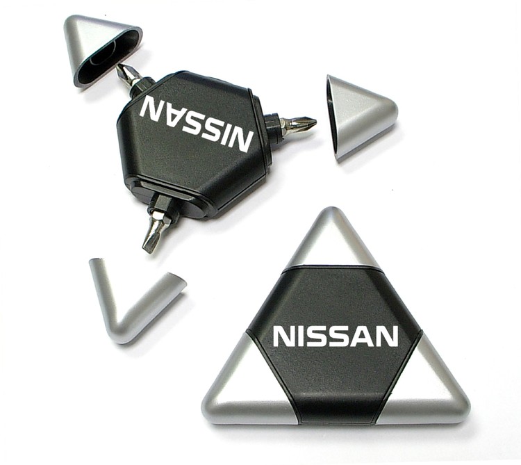 Triangle shaped screwdriver took kit