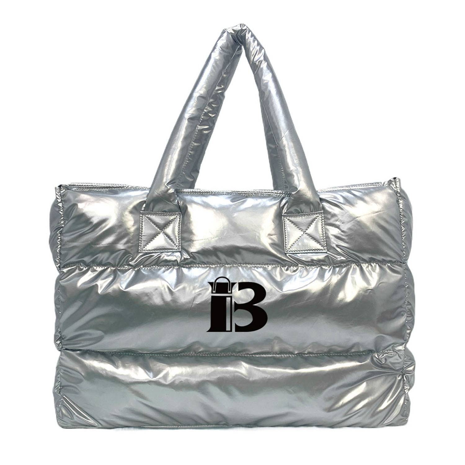 Puffer Tote Bag, custom tote bag with logo imprint 1