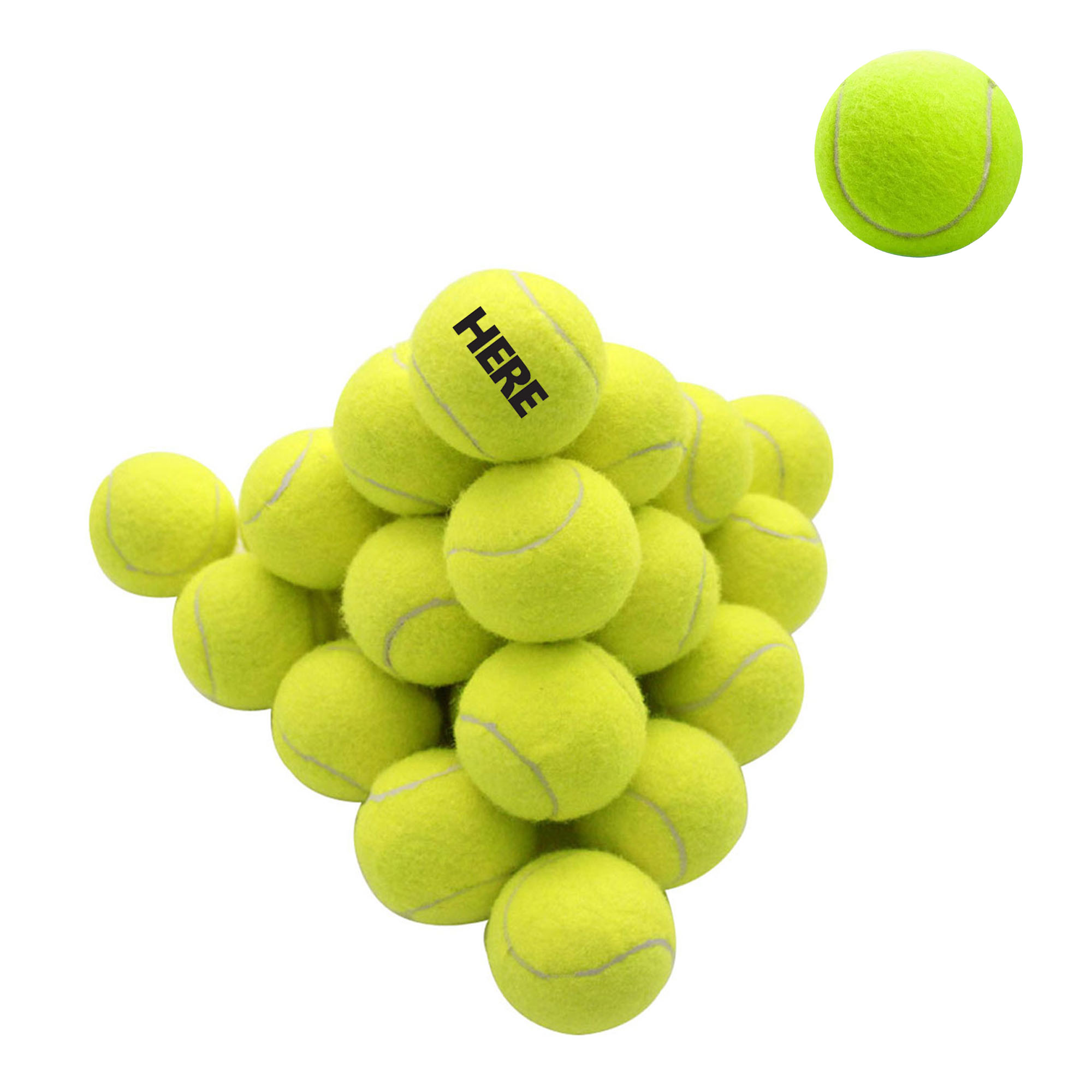Durable Shock-Absorbing Beginner Practice Tennis Ball 2
