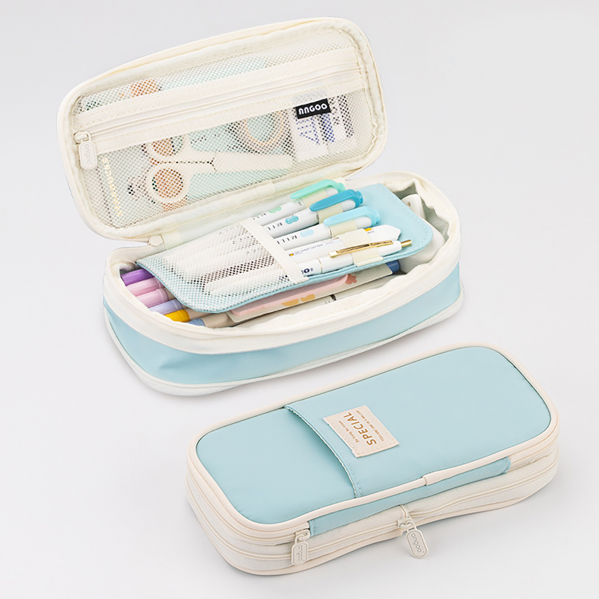 Macaron Color Blocked Stationery Box 2