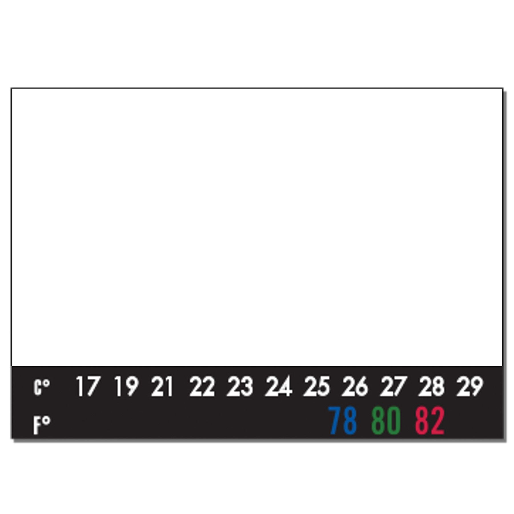 Business Card Add-On™ Magnet + Thermometer Strip 3
