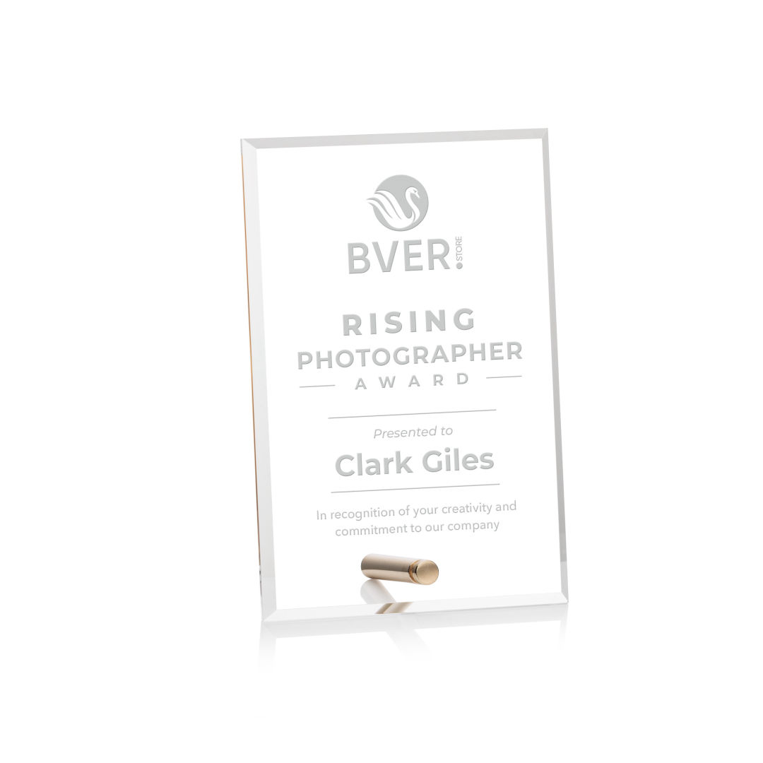 Polaris Rectangle (V) Award - Gold 10