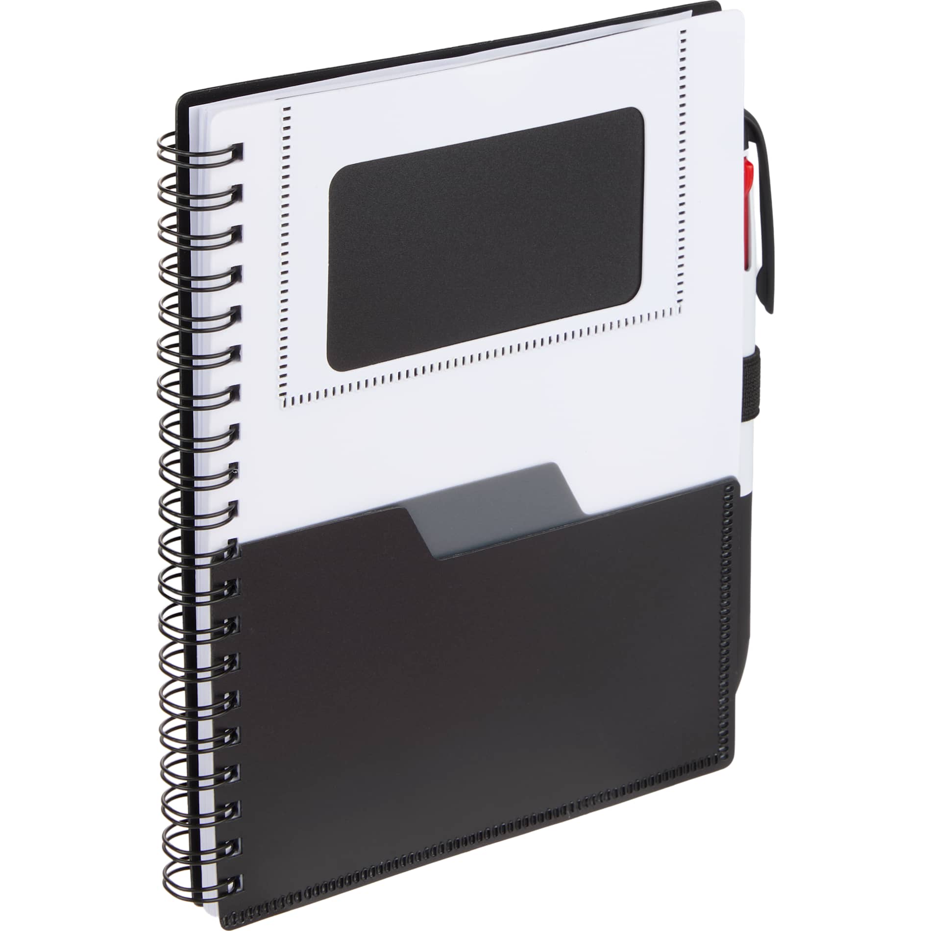 5” x 7” FSC® Recycled Stash Spiral Notebook 140