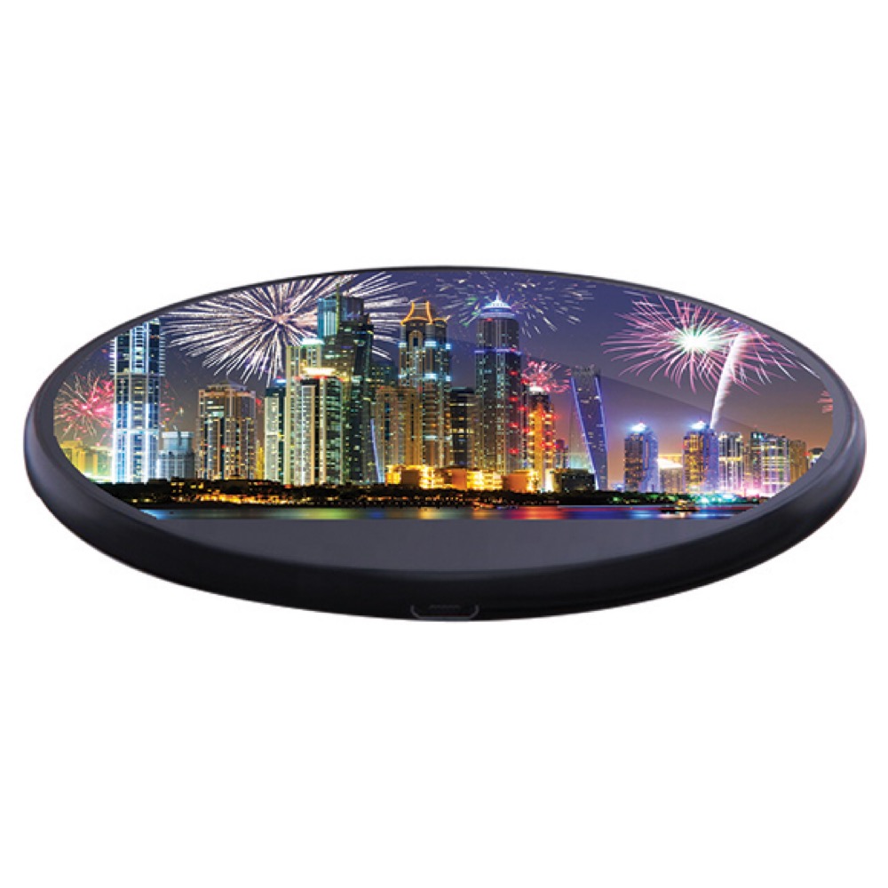 Logo Bright "Glass" Wireless Charger 10
