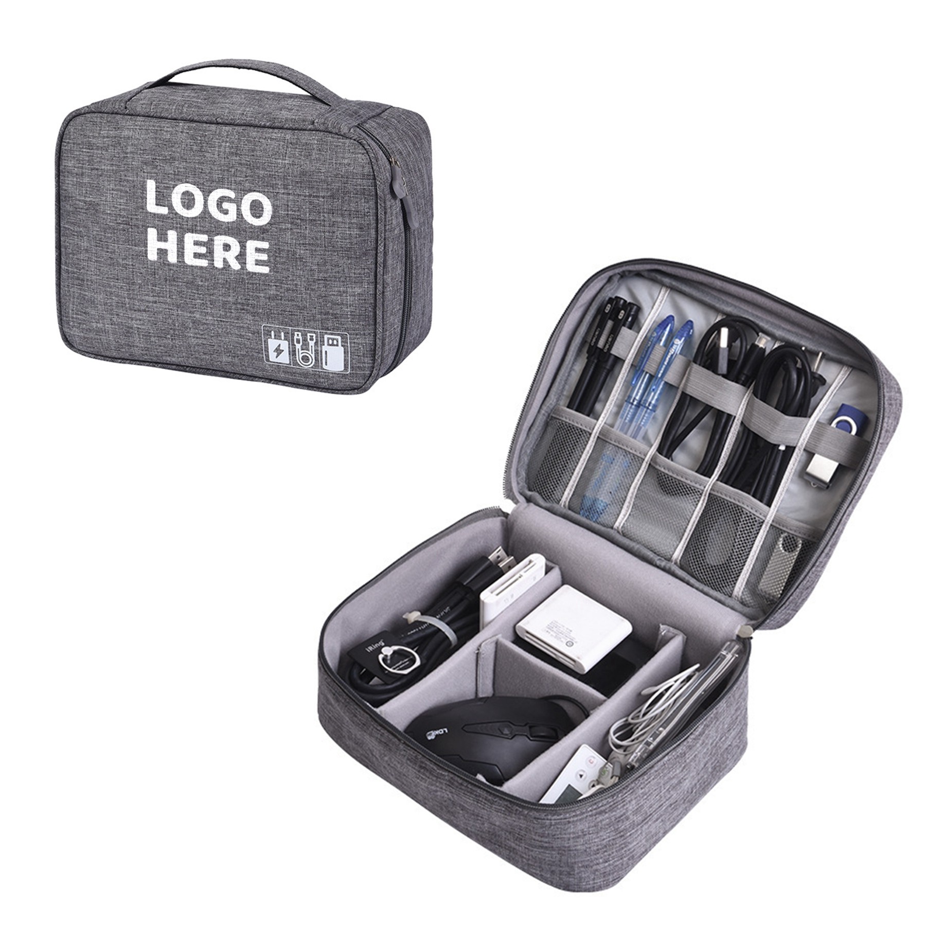 Travel Electronic Accessories Cable Organizer Bag