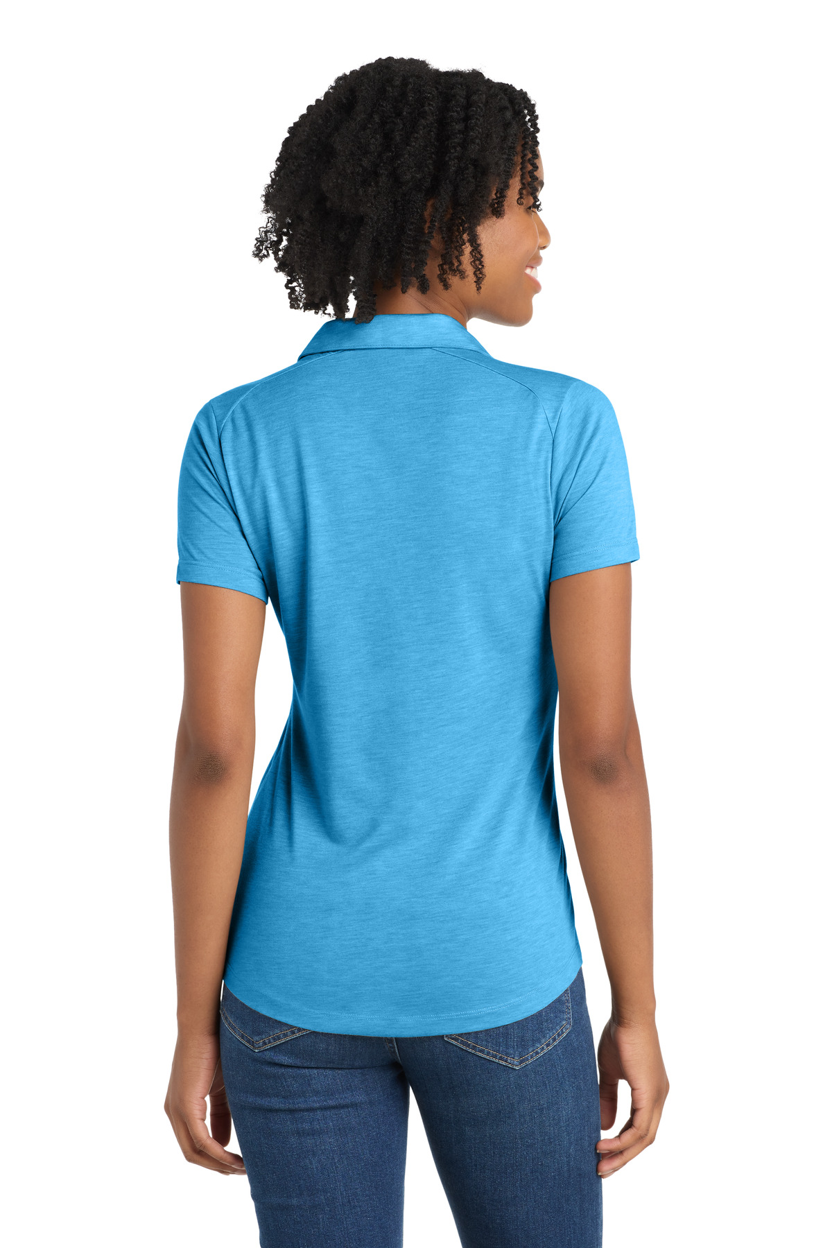 Sport-Tek Women's PosiCharge Tri-Blend Wicking Polo. LST405 25