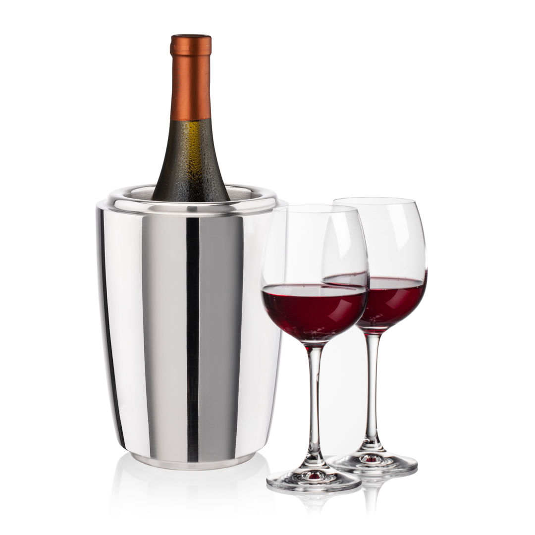 Pescara Wine Cooler & Danforth Wine Set 4